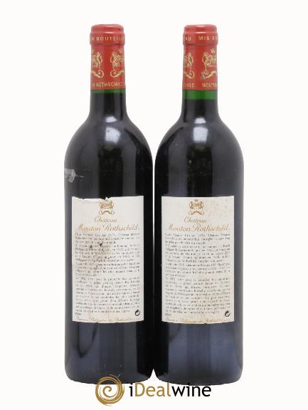 Château Mouton Rothschild 1er Grand Cru Classé 1992 - Lot of 2 bottles - 1