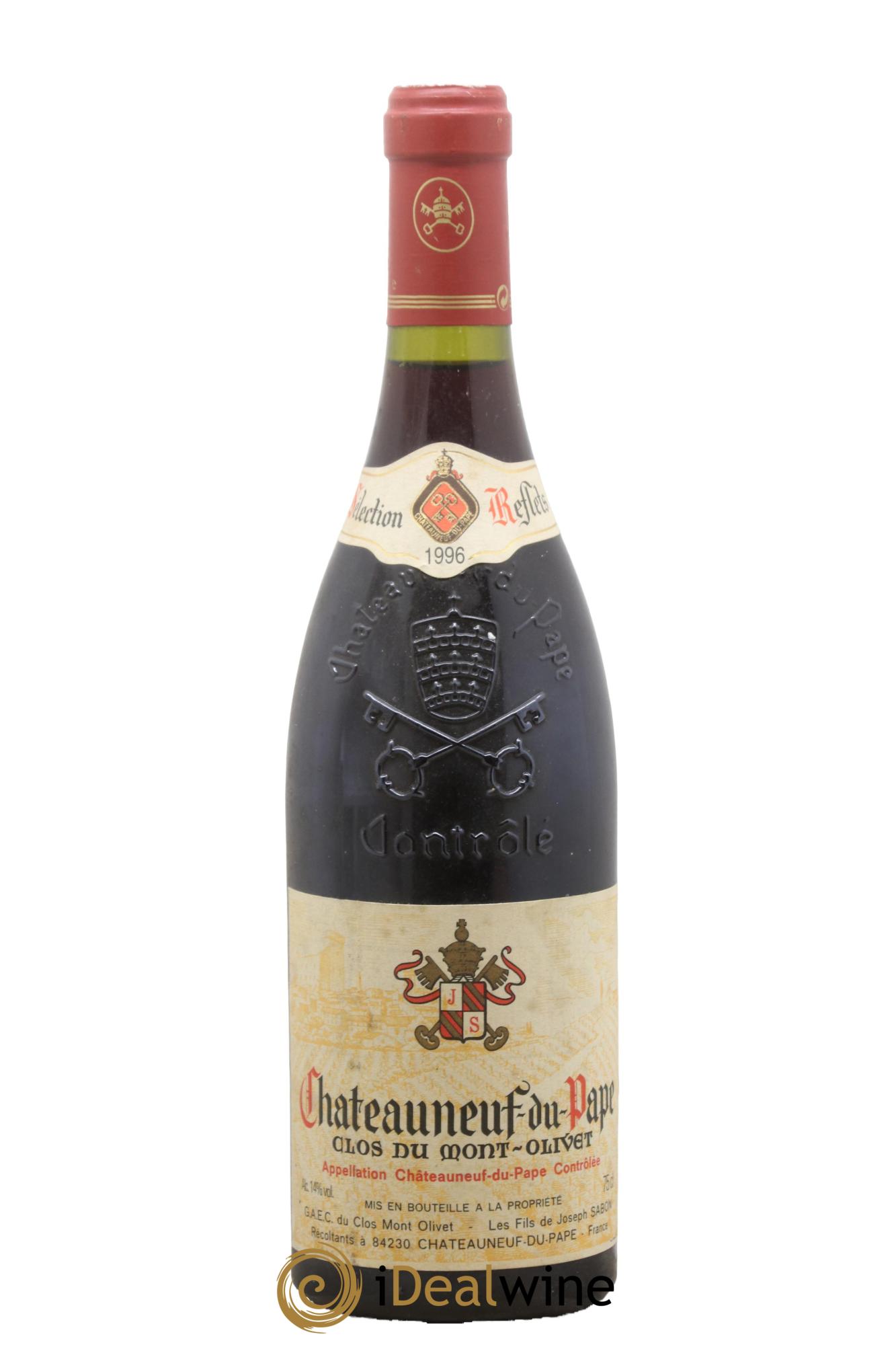 Châteauneuf-du-Pape Clos du Mont-Olivet 1996 - Lot de 1 bouteille - 0