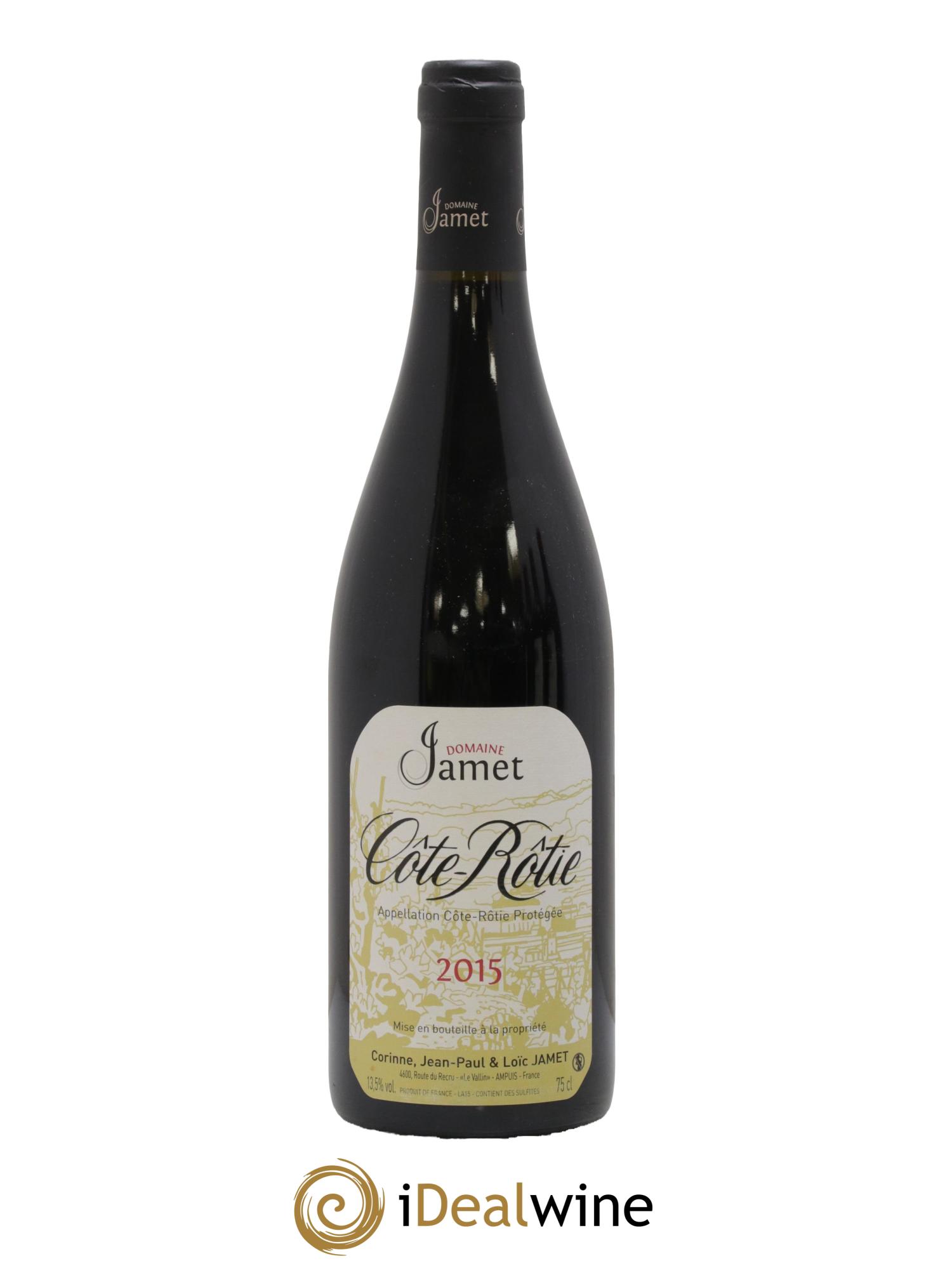 Côte-Rôtie Jamet (Domaine) 2015 - Lot de 1 bouteille - 0
