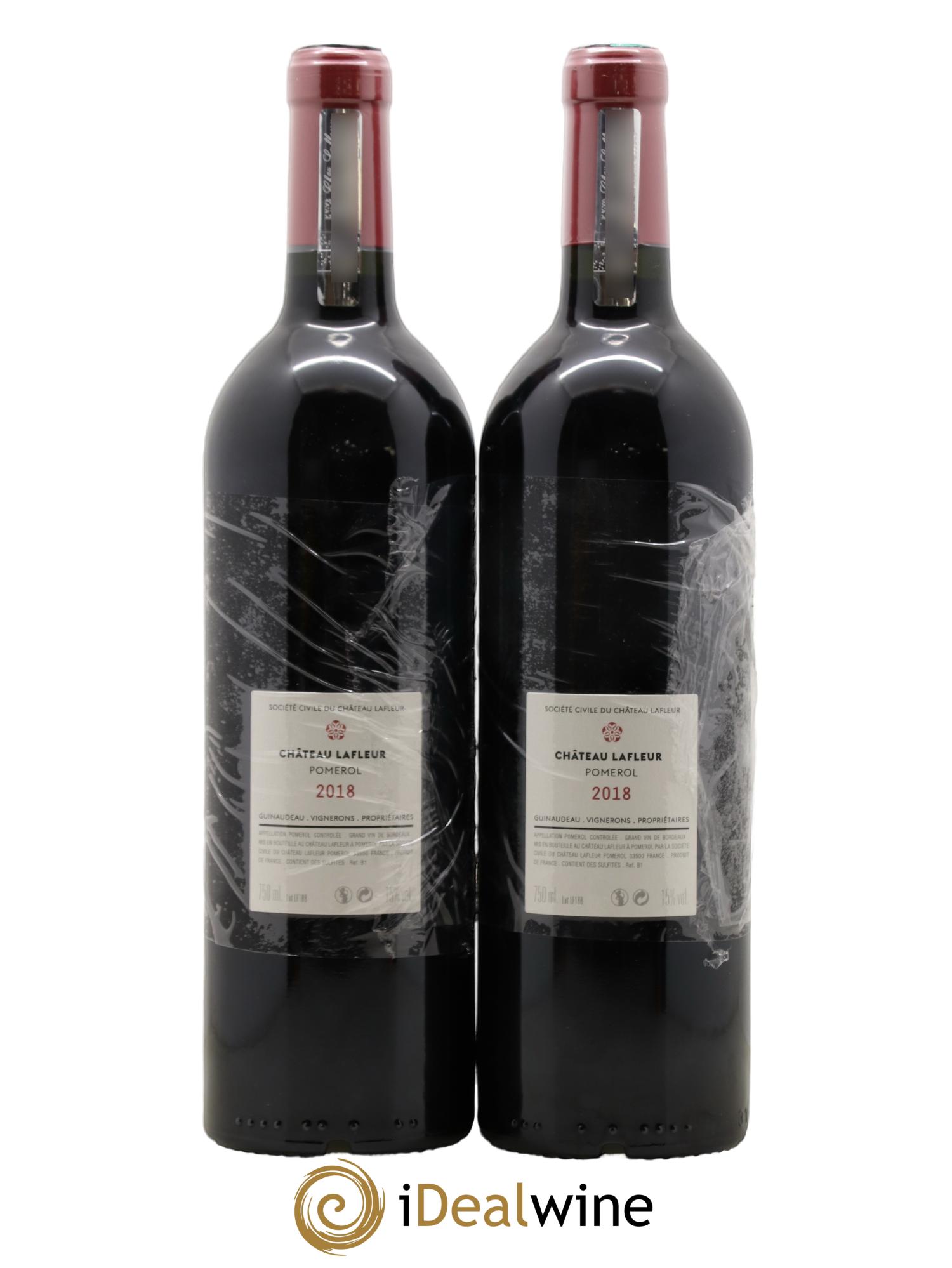 Château Lafleur  2018 - Lot of 2 bottles - 1