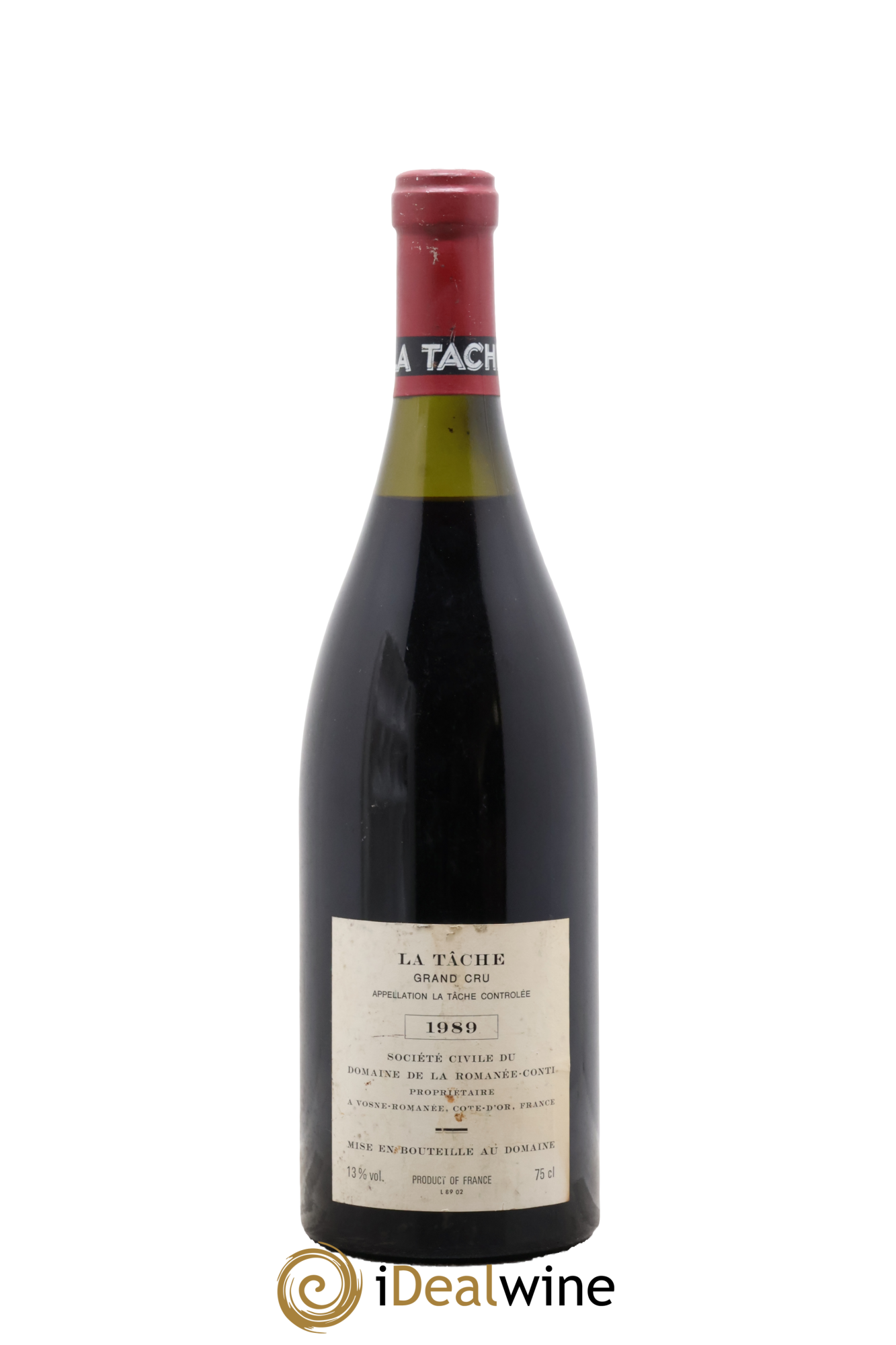 La Tâche Grand Cru Domaine de la Romanée-Conti 1989 - Lot de 1 bouteille - 1