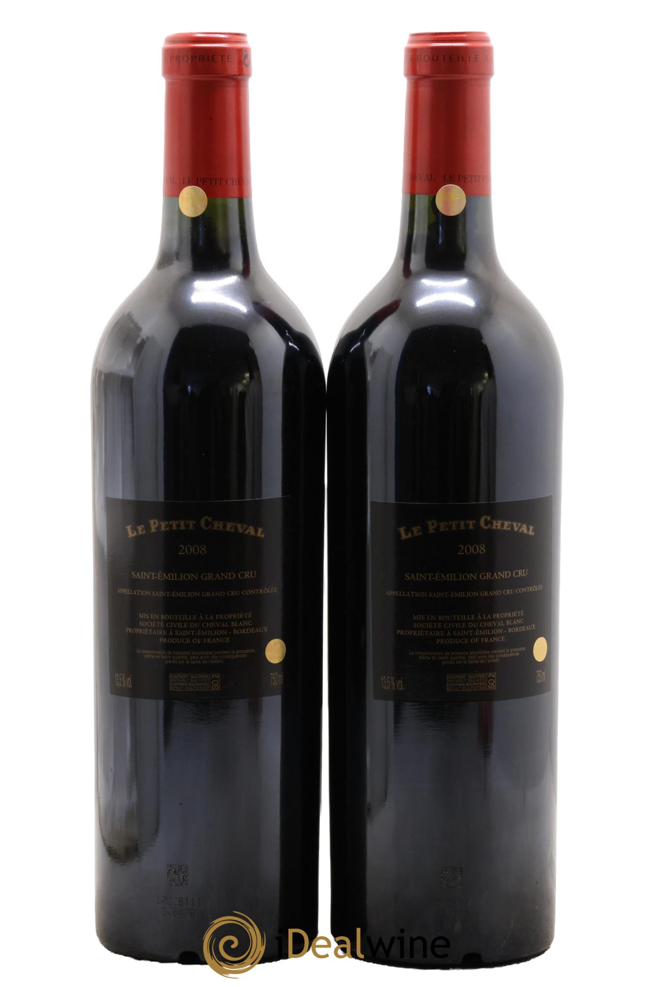 Le Petit Cheval Second Vin 2008 - Posten von 2 Flaschen - 1