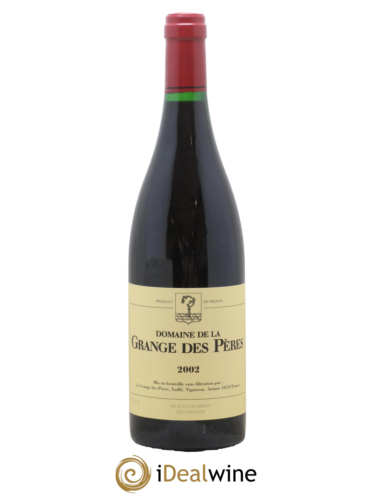 Pays d'Hérault Grange des Pères Laurent Vaillé 2002 - Lot de 1 bouteille - 0