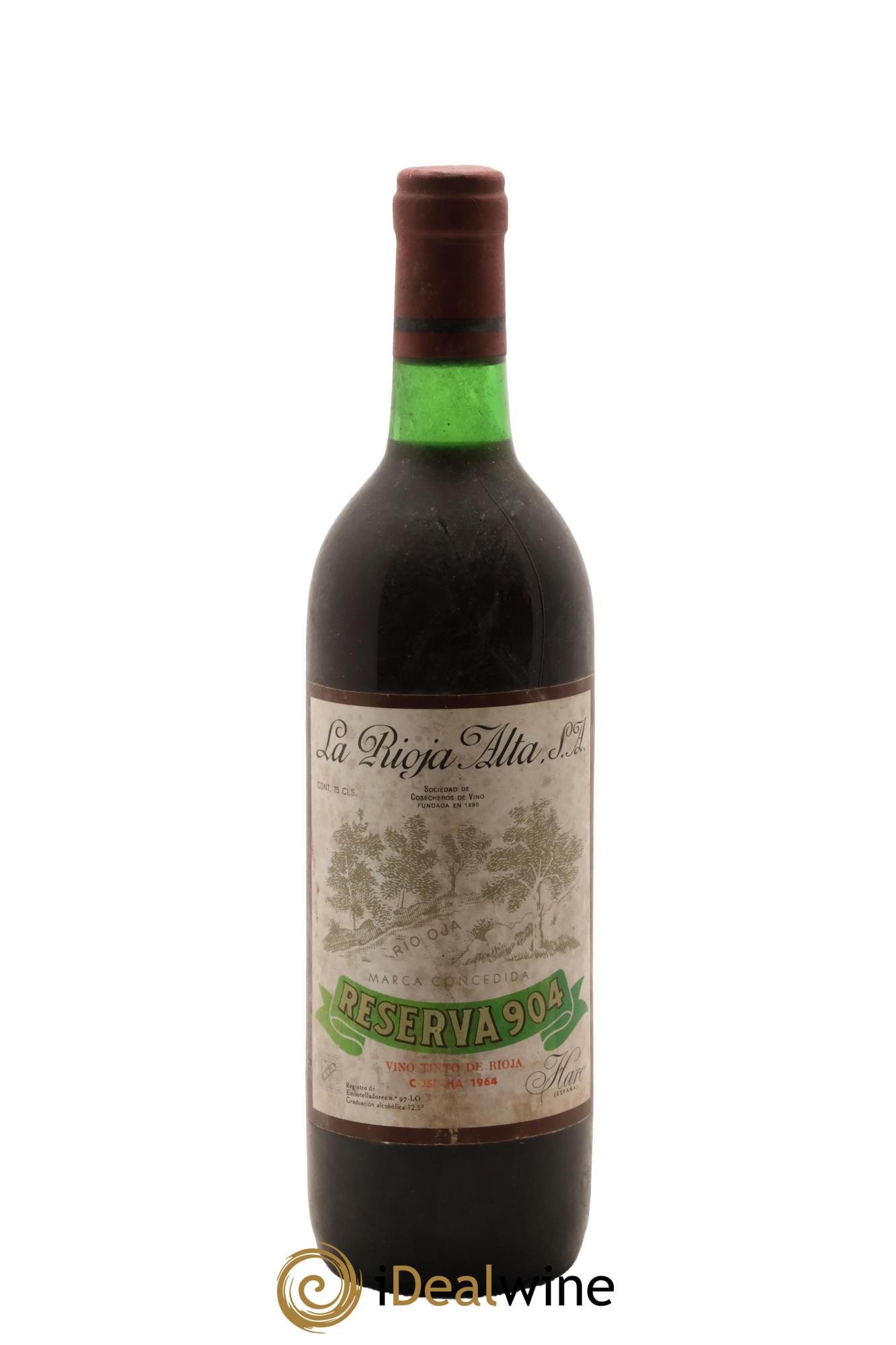 Rioja DOCa Gran Reserva 904 La Rioja Alta 1964 - Lotto di 1 bottiglia - 0