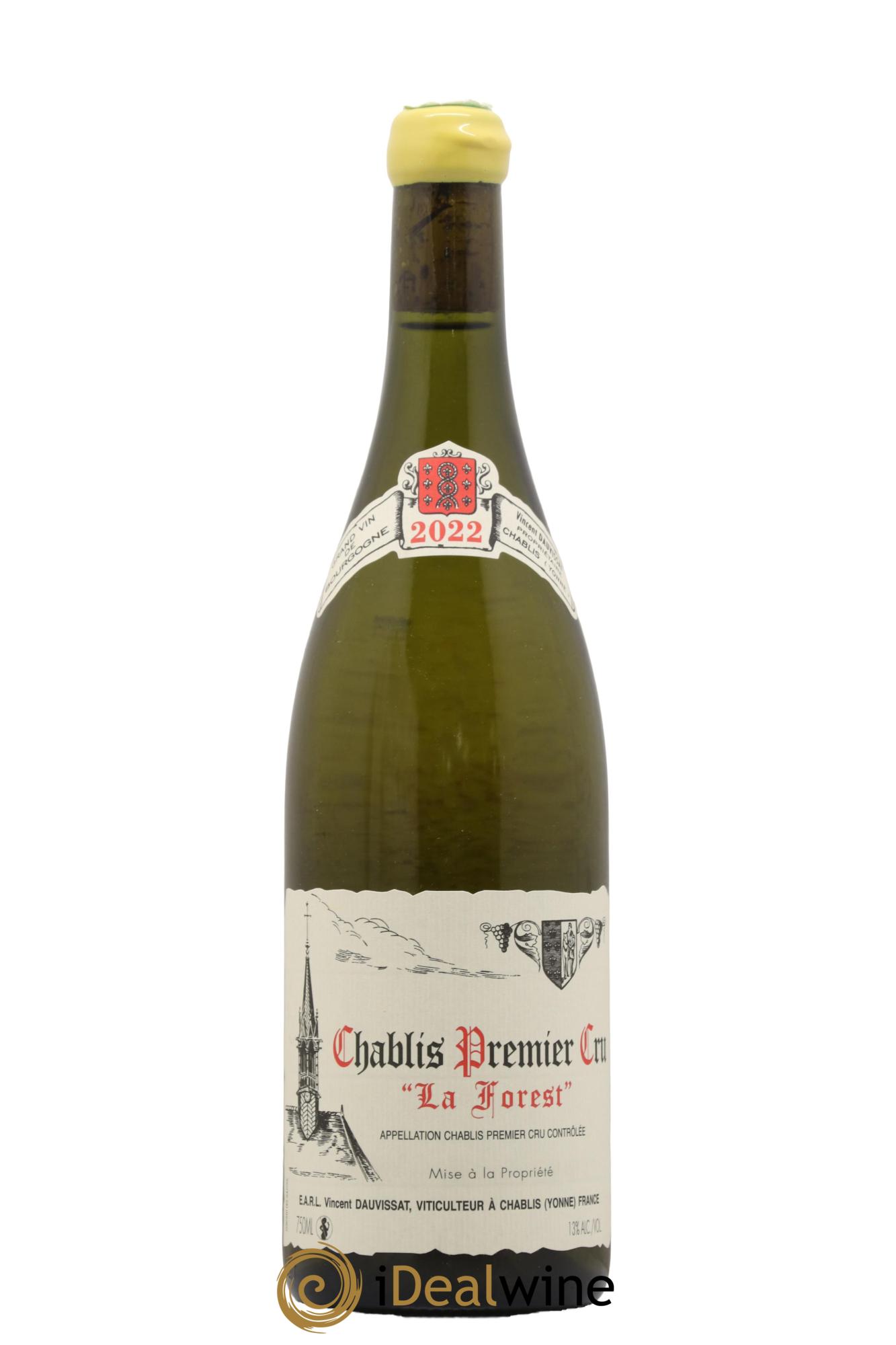Chablis 1er Cru La Forest Vincent Dauvissat (Domaine) 2022 - Lot de 1 bouteille - 0