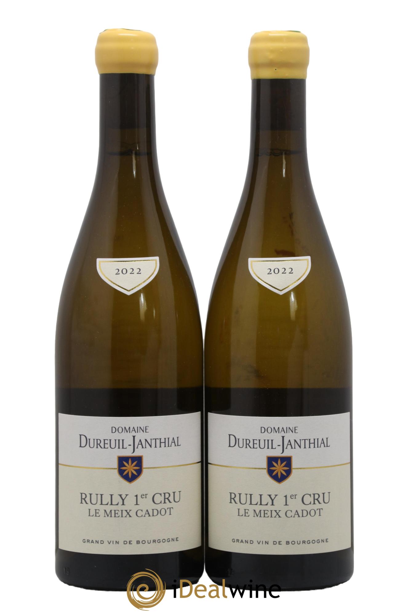 Rully 1er Cru Le Meix Cadot Vincent Dureuil-Janthial 2022 - Lotto di 2 bottiglie - 0