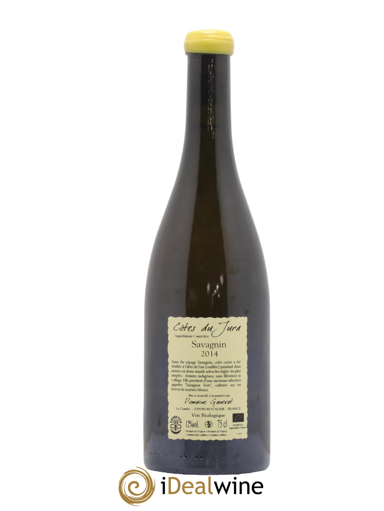 Côtes du Jura Les Chalasses Marnes Bleues Jean-François Ganevat (Domaine) 2014 - Lot de 1 bouteille - 1