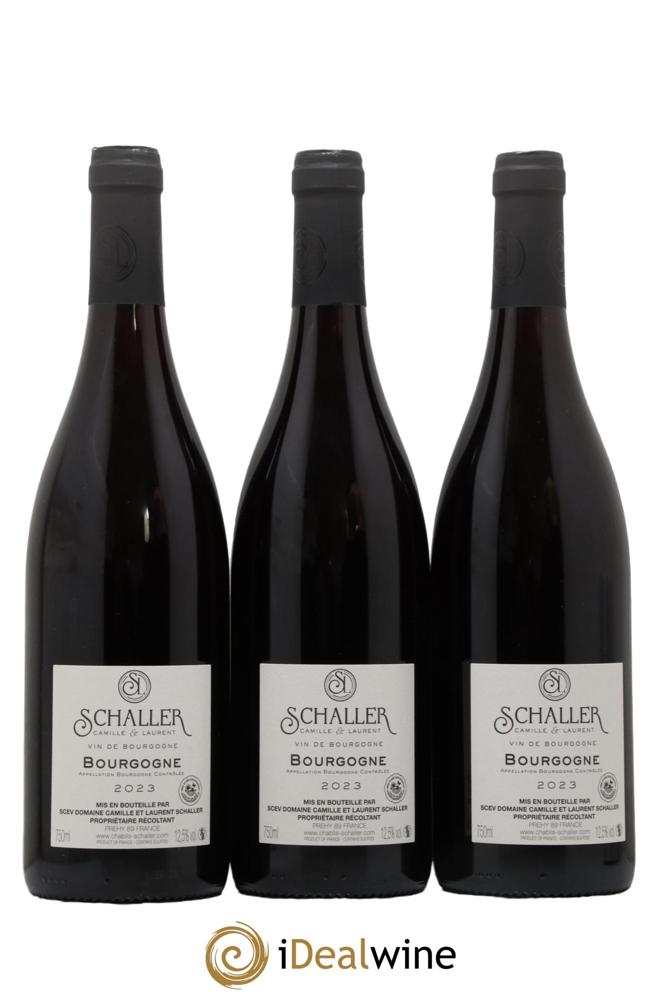 Bourgogne Camille Et Laurent Schaller Pinot Noir 2023 - Posten von 3 Flaschen - 1