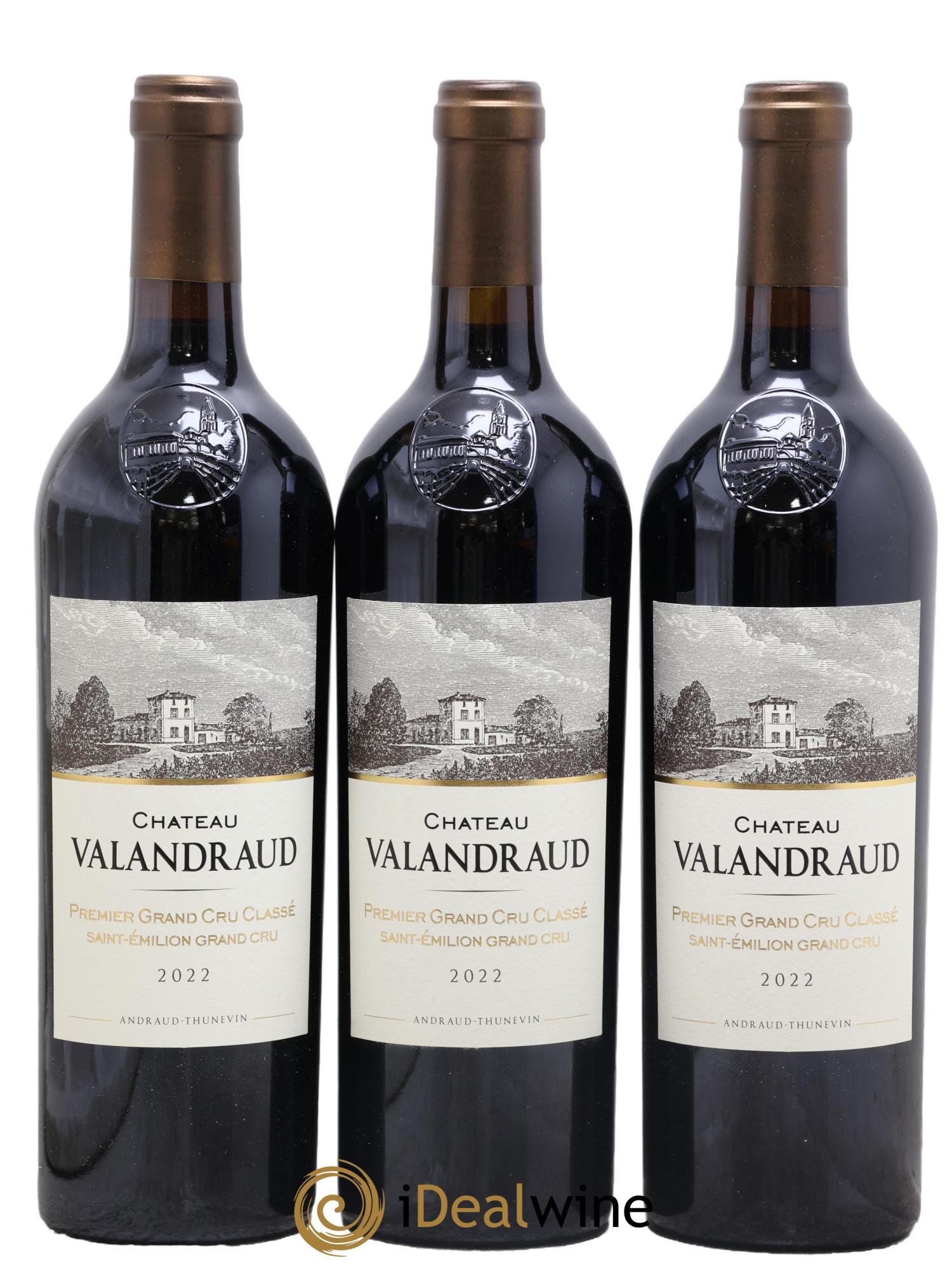Château de Valandraud 2022 - Posten von 3 Flaschen - 0