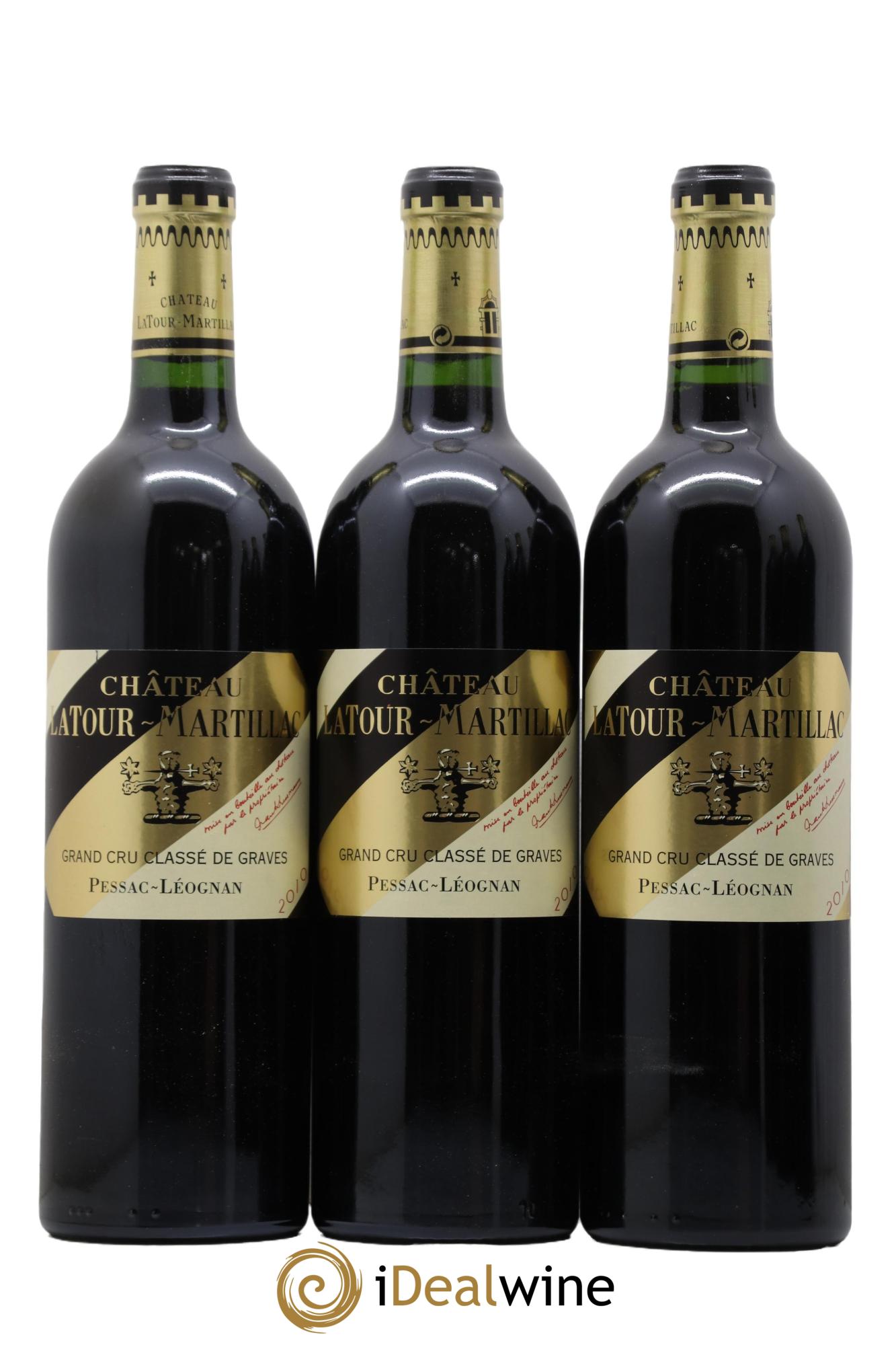 Château Latour-Martillac Cru Classé de Graves 2010 - Lot of 12 bottles - 2