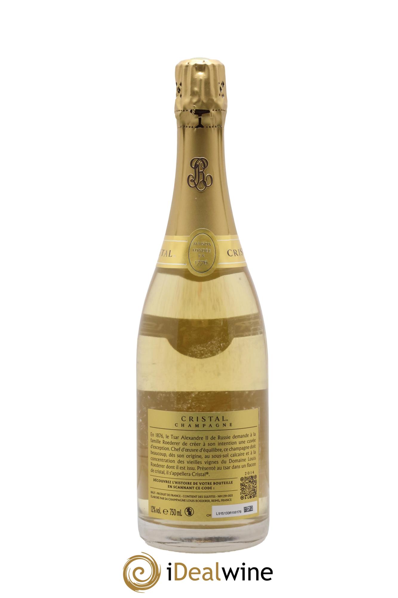 Cristal Louis Roederer 2014 - Posten von 1 Flasche - 2