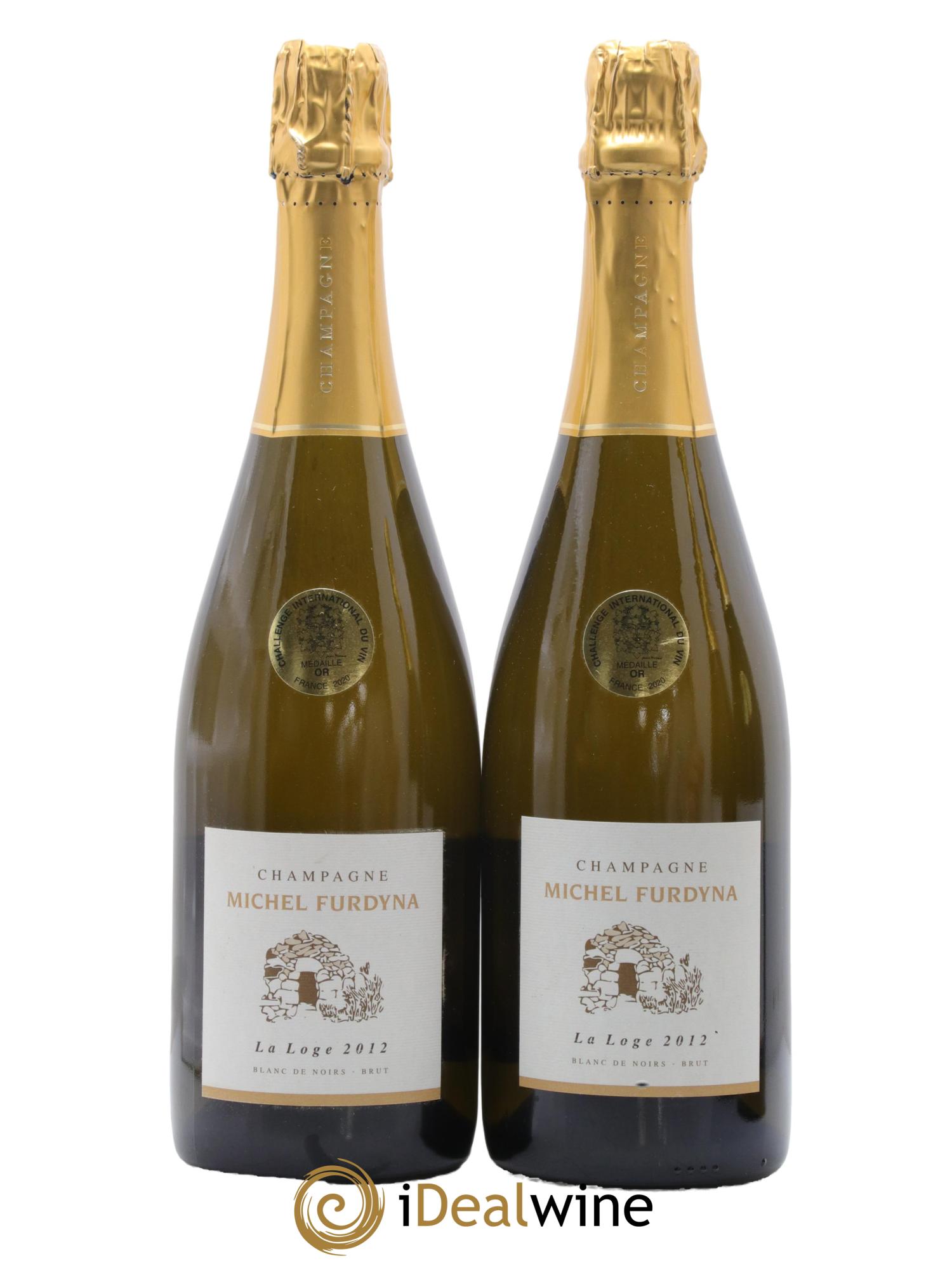 Champagne Brut Blanc de Noirs La Loge Michel Furdyna 2012 - Lot of 2 bottles - 0