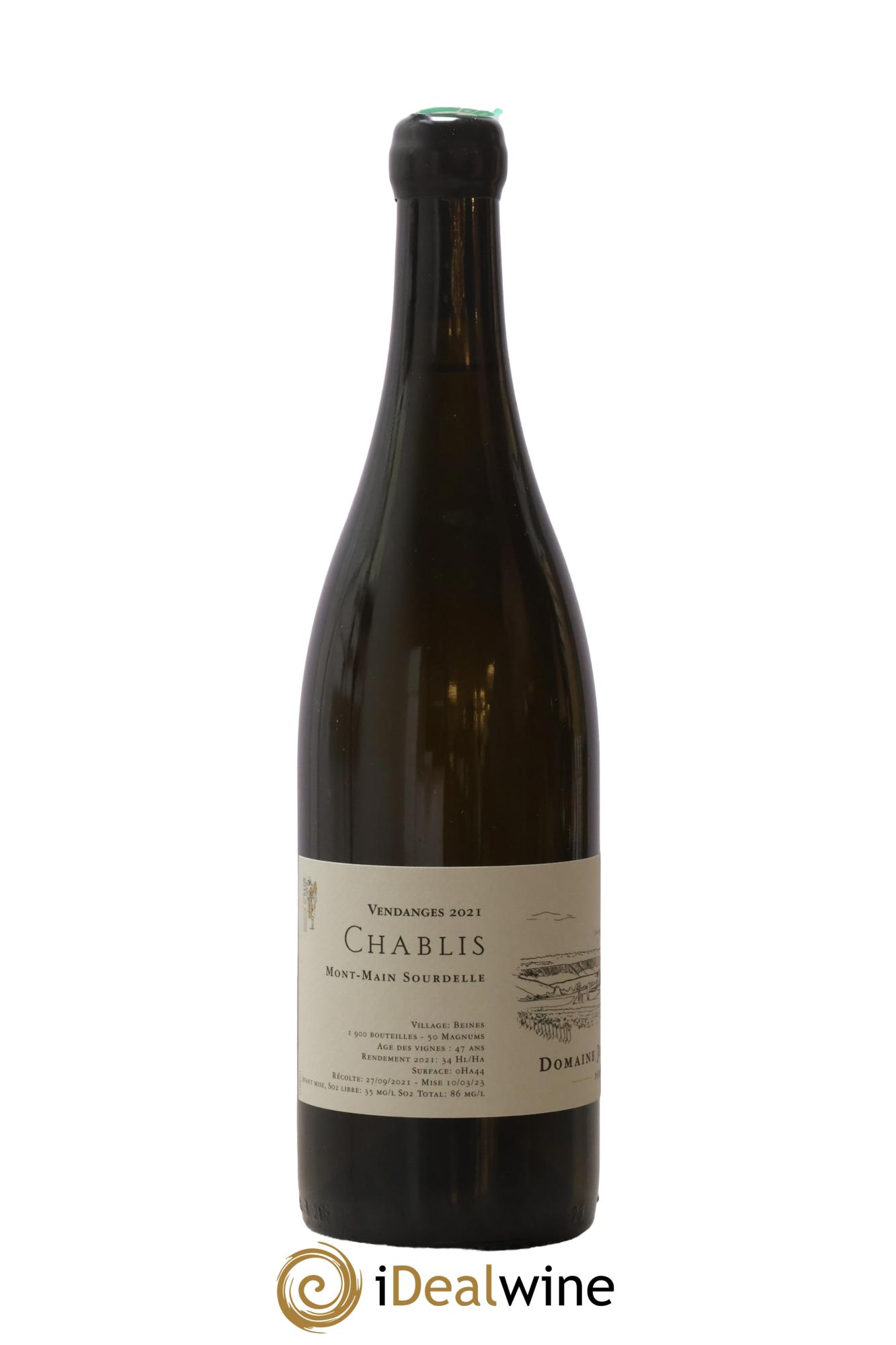 Chablis Mon-Main Sourdelle Jean Dauvissat Père et Fils 2021 - Posten von 1 Flasche - 1