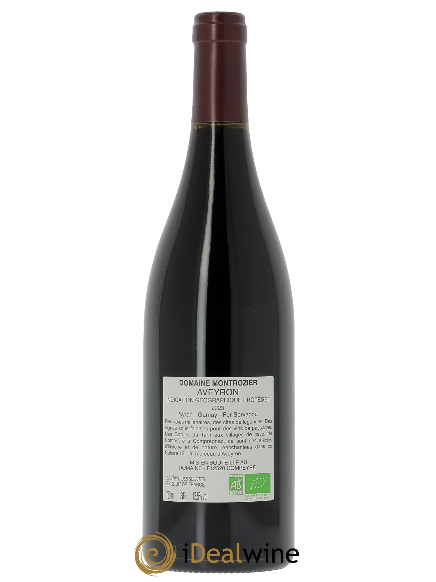 IGP Aveyron Calibre 12 Domaine Montrozier Seb Pradal 2023 - Lot de 1 bouteille - 1