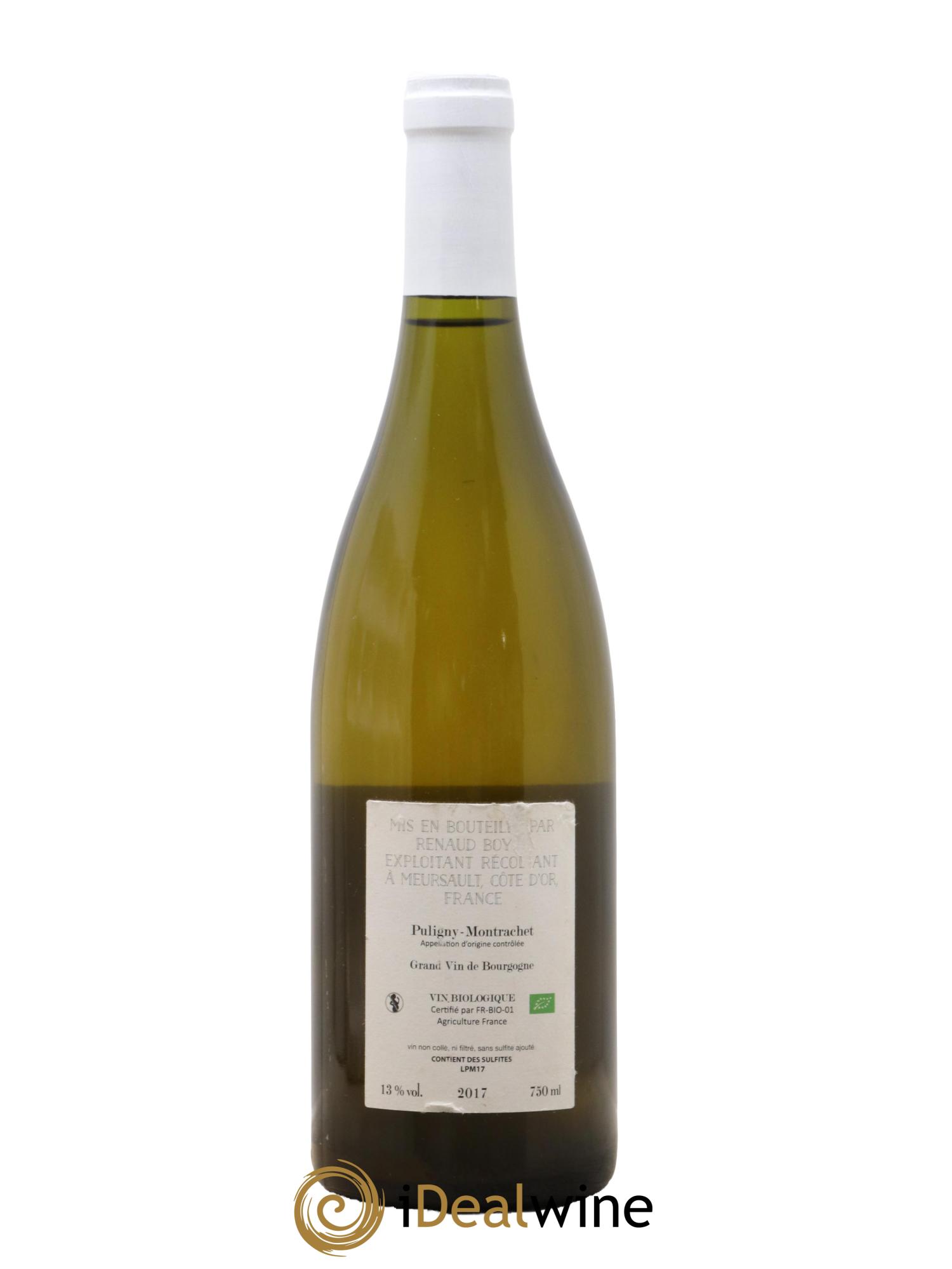 Puligny-Montrachet Les Reuchaux Renaud Boyer 2017 - Lotto di 1 bottiglia - 1