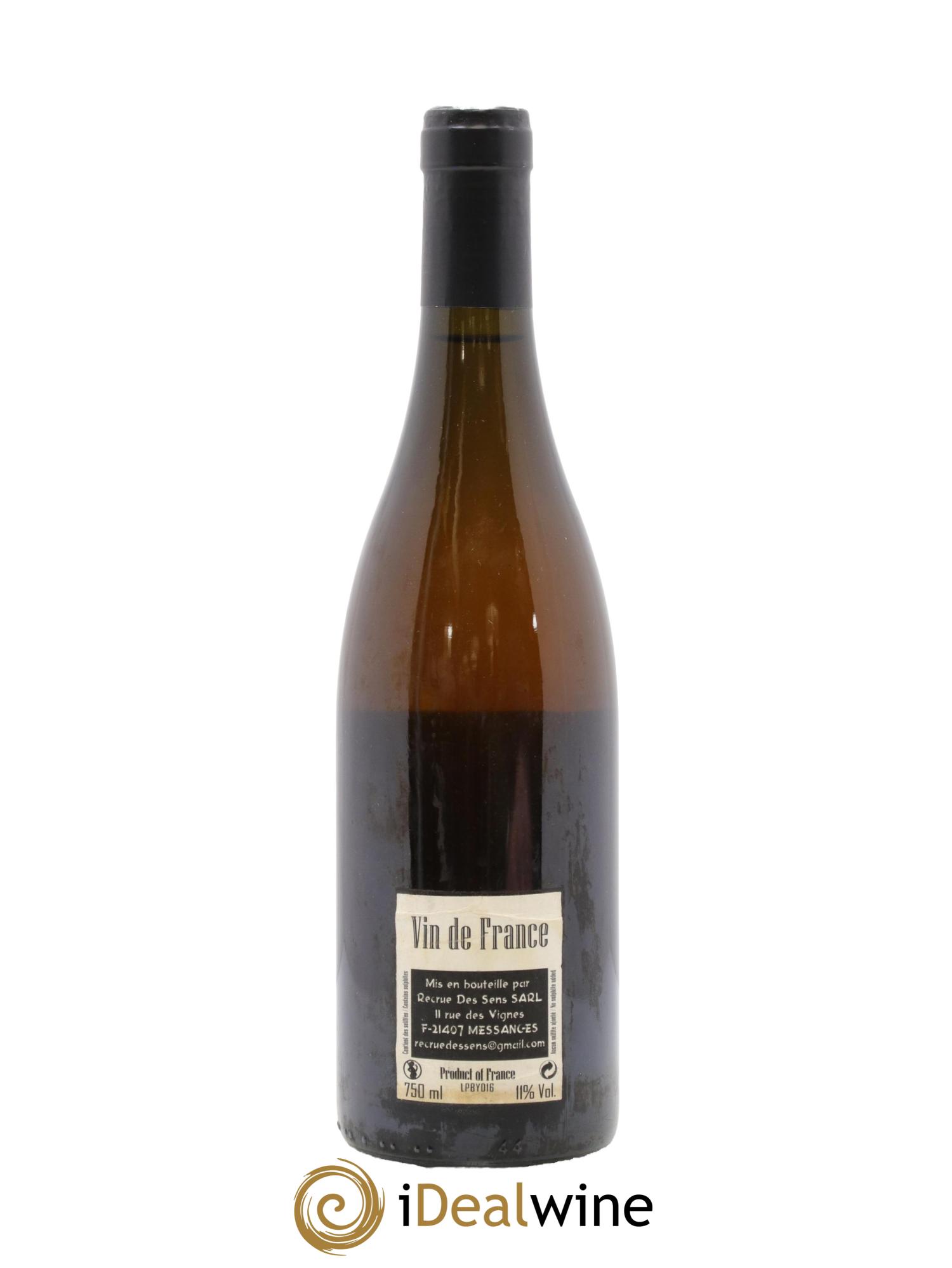 Vin de France Les Ponts Yann Durieux - Recrue des Sens 2016 - Lot de 1 bouteille - 1