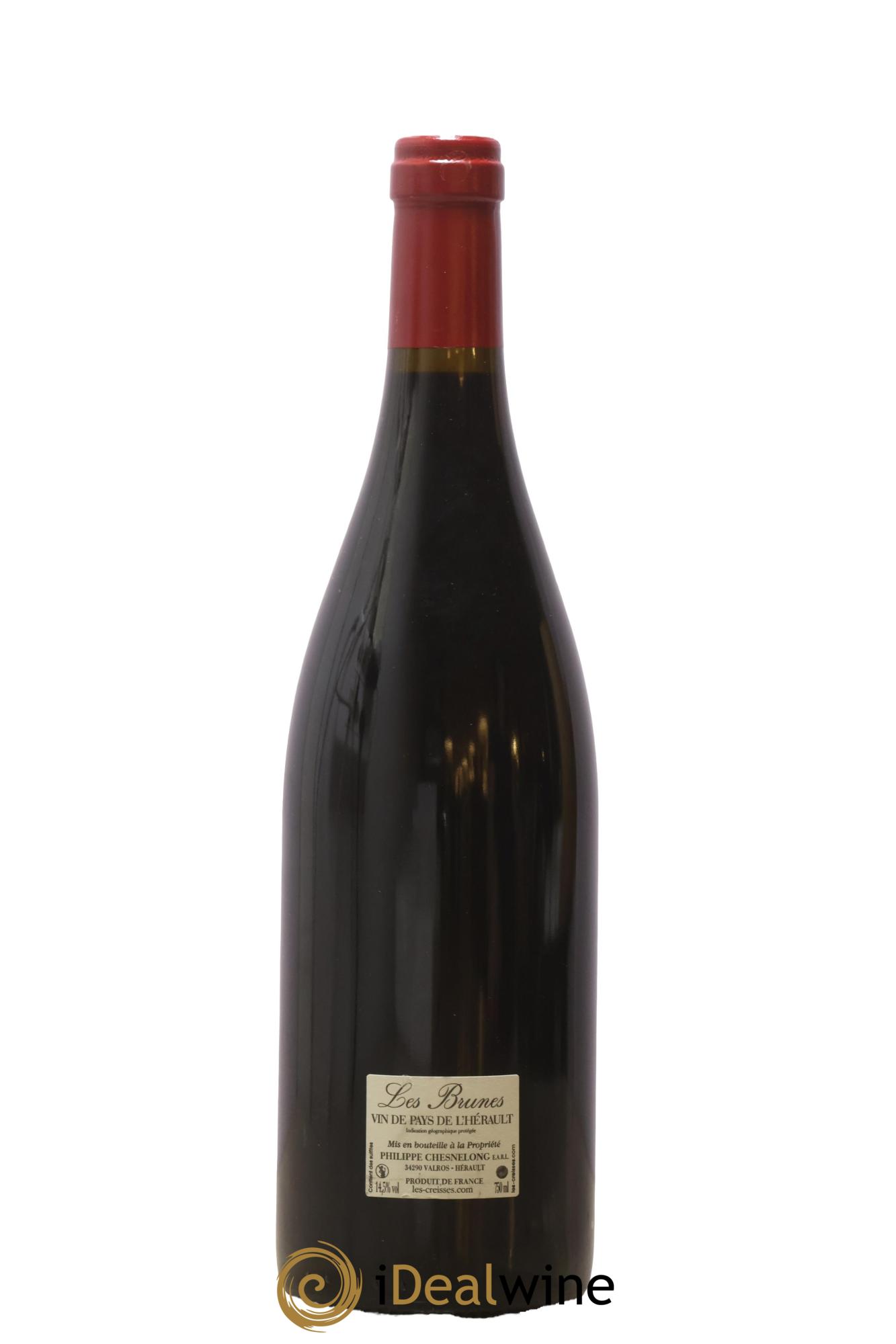 IGP Pays d'Hérault Les Brunes Les Creisses 2014 - Lot de 1 bouteille - 1