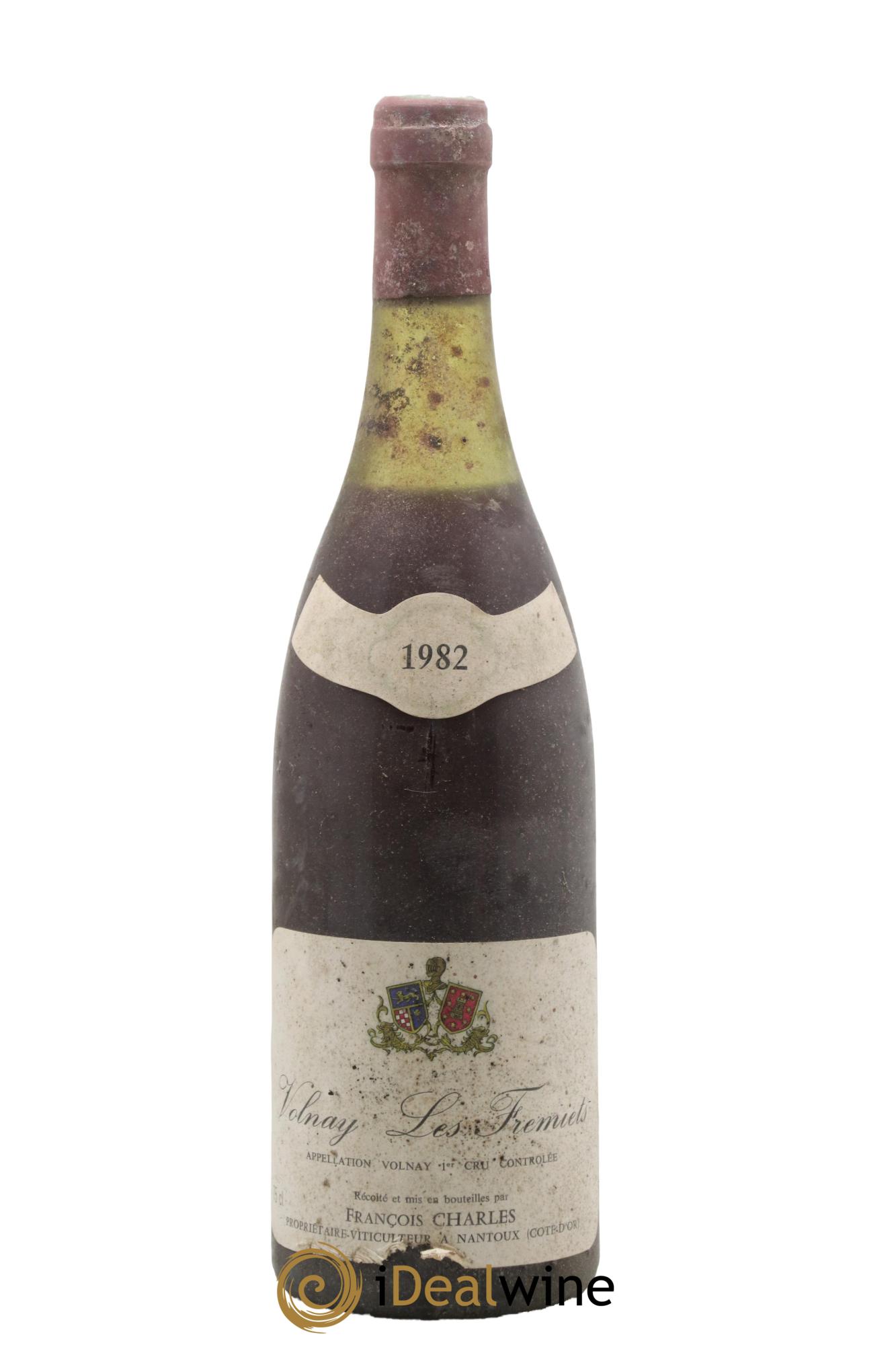 Volnay 1er Cru Les Fremiets François Charles 1982 - Lot de 1 bouteille - 0