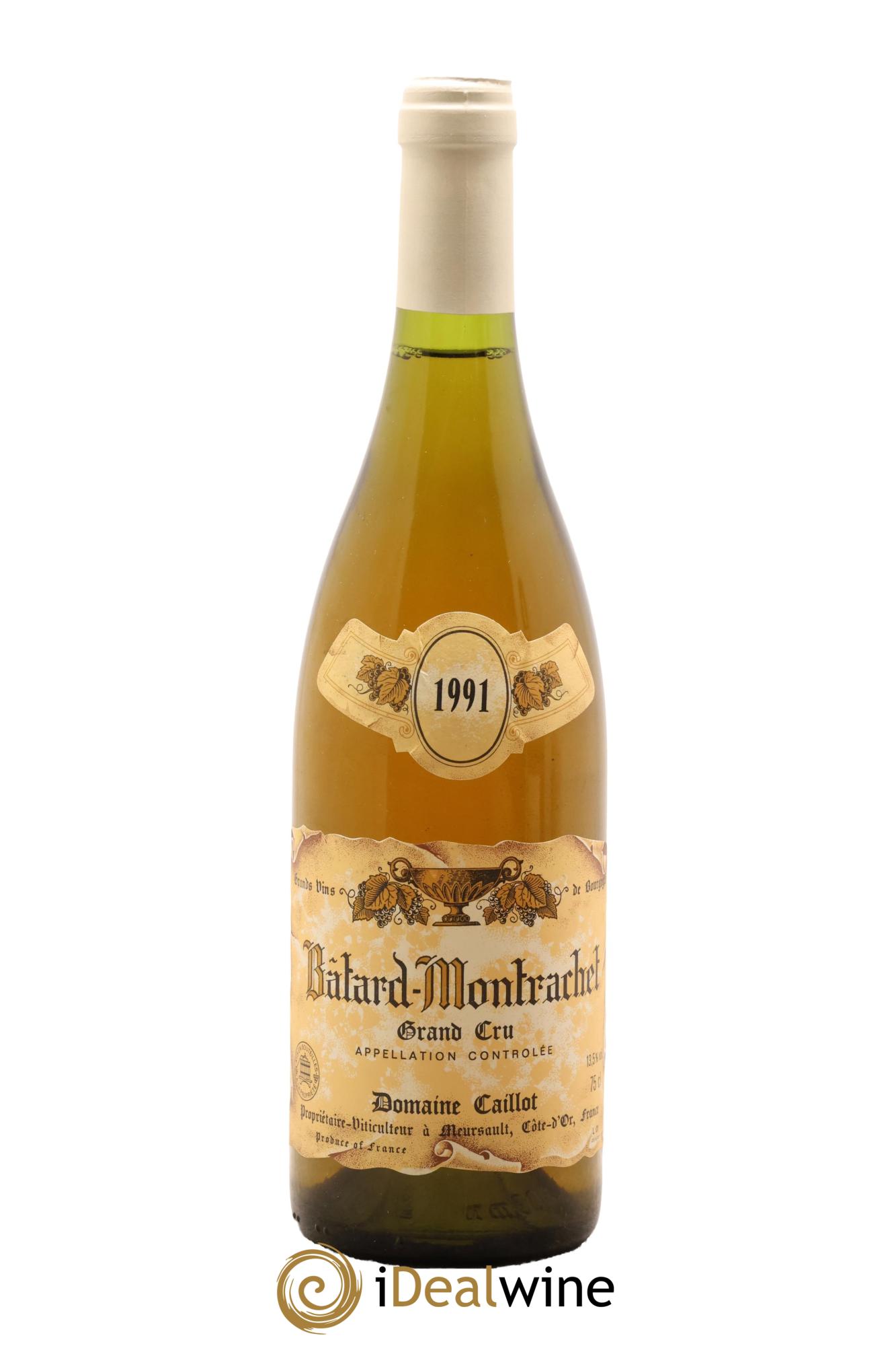 Bâtard-Montrachet Grand Cru Michel Caillot 1991 - Lot de 1 bouteille - 0
