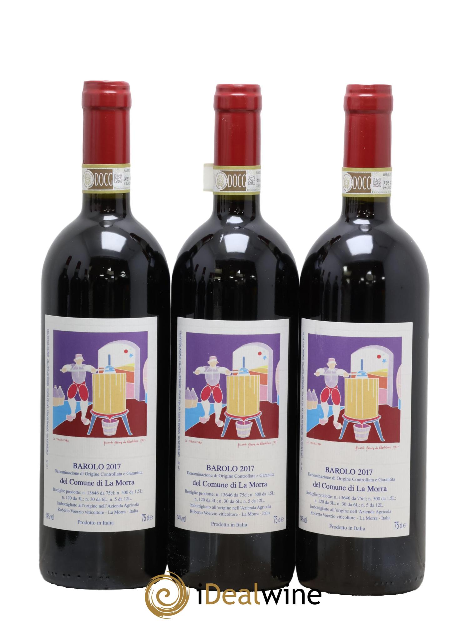Barolo DOCG del Comune di la Morra Roberto Voerzio 2017 - Lot de 6 bouteilles - 2