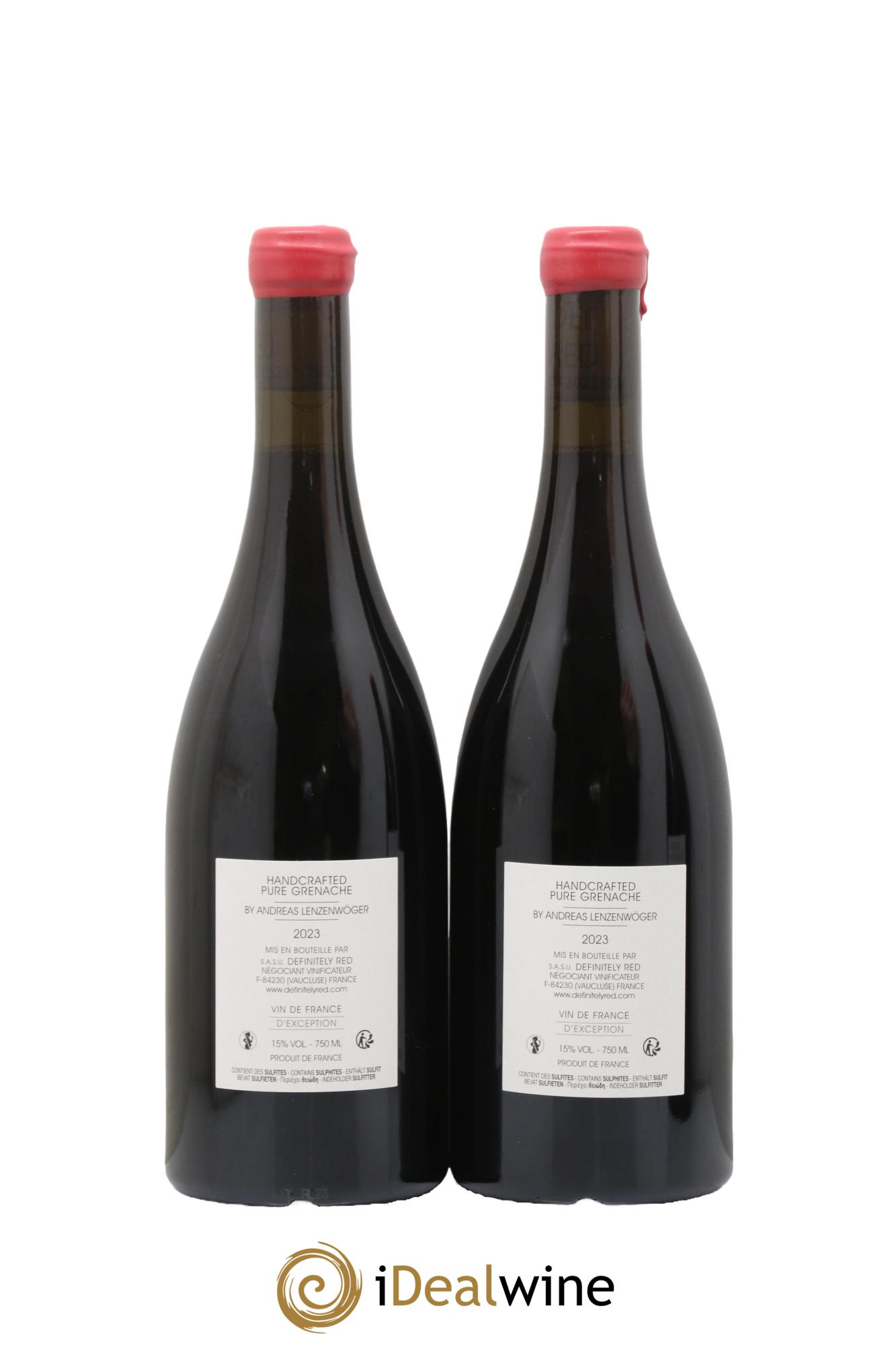 Vin de France Definitely Red 2023 - Lot of 2 bottles - 1