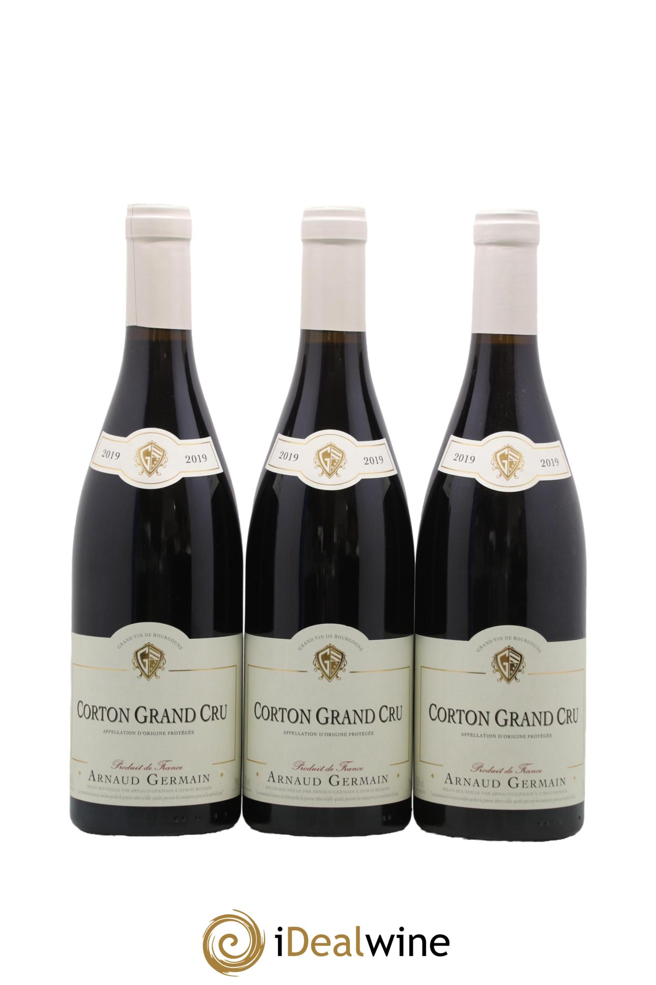 Corton Grand Cru Arnaud Germain 2019 - Lot de 3 bouteilles - 0