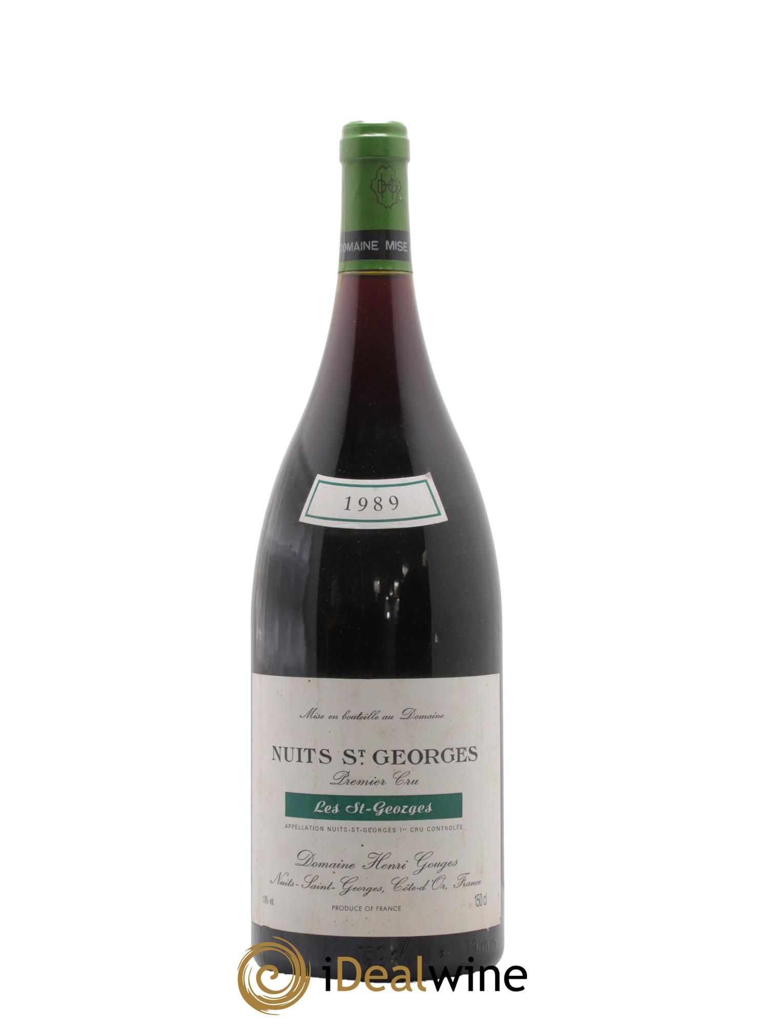 Nuits-Saint-Georges 1er Cru Les Saints Georges Henri Gouges 1989 - Lotto di 1 magnum - 0