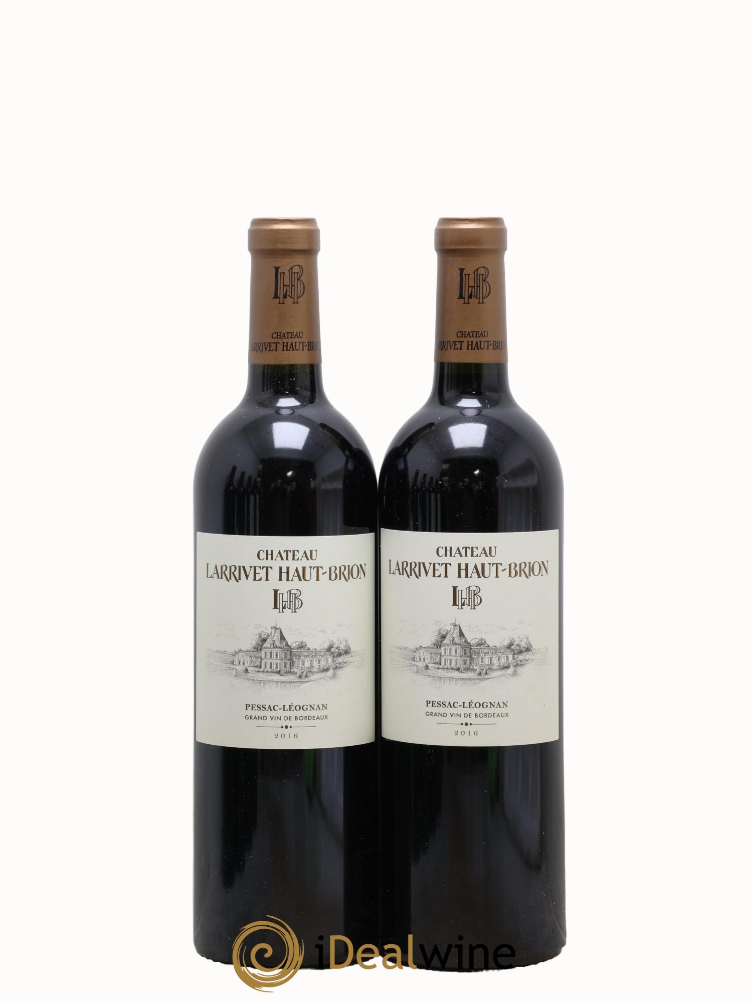 Château Larrivet Haut-Brion 2016 - Posten von 2 Flaschen - 0
