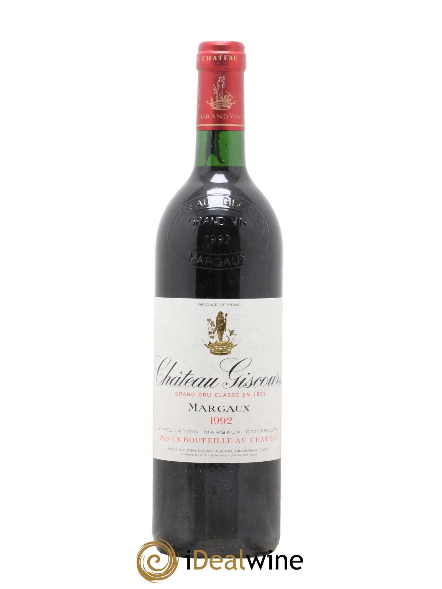 Château Giscours 3ème Grand Cru Classé 1992 - Lot de 1 bouteille - 0