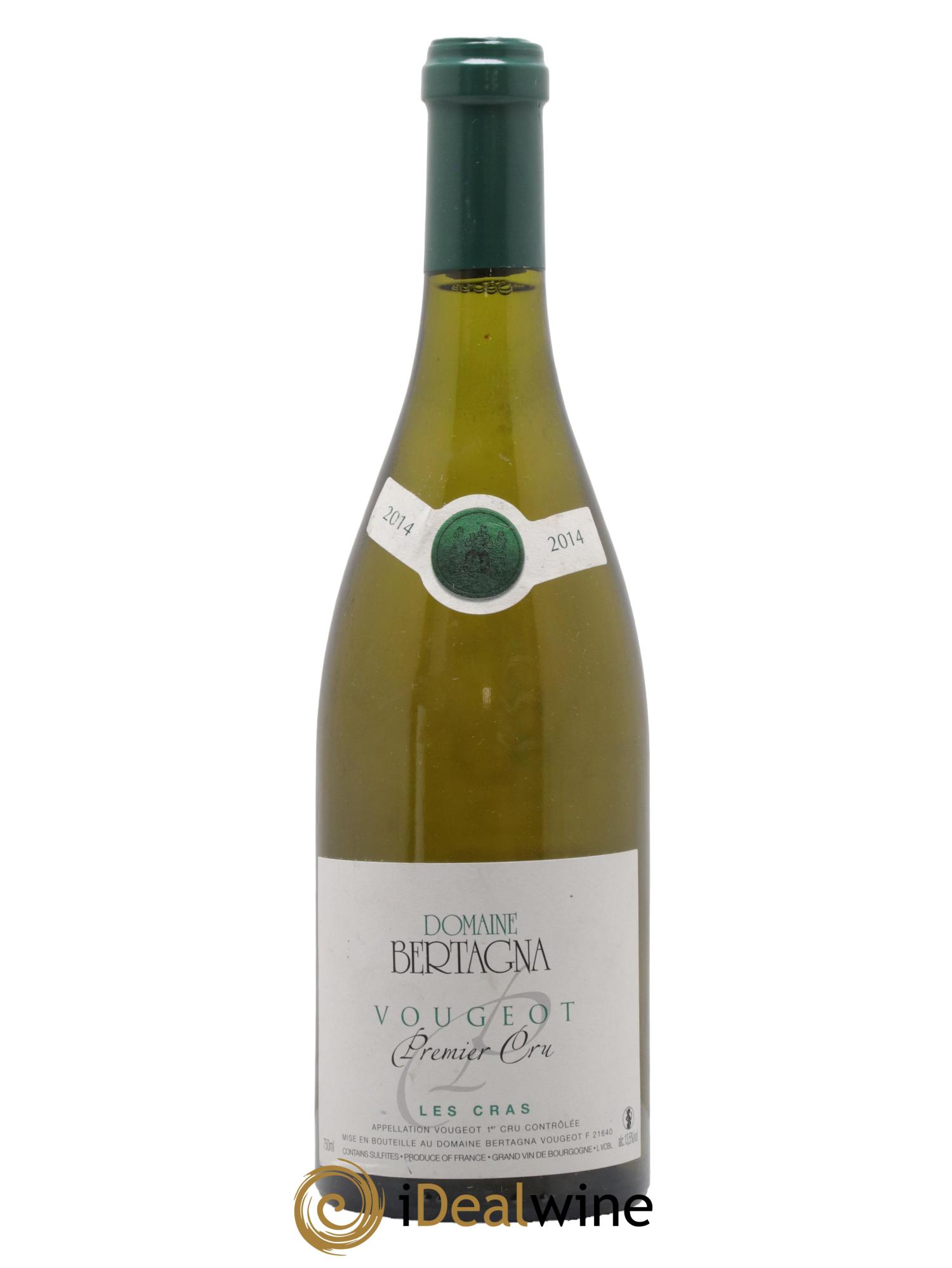 Vougeot 1er Cru Les Cras Bertagna 2014 - Posten von 1 Flasche - 0