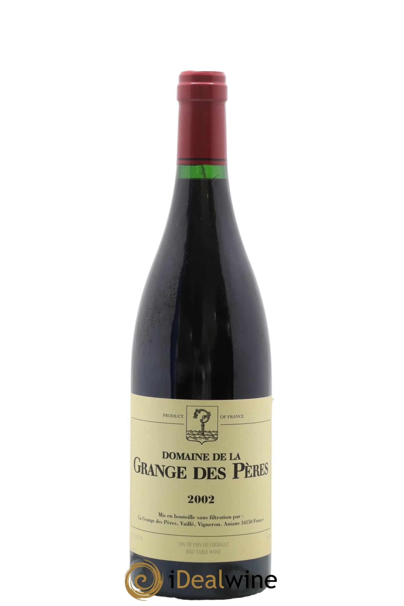 Pays d'Hérault Grange des Pères Laurent Vaillé 2002 - Lot de 1 bouteille - 0
