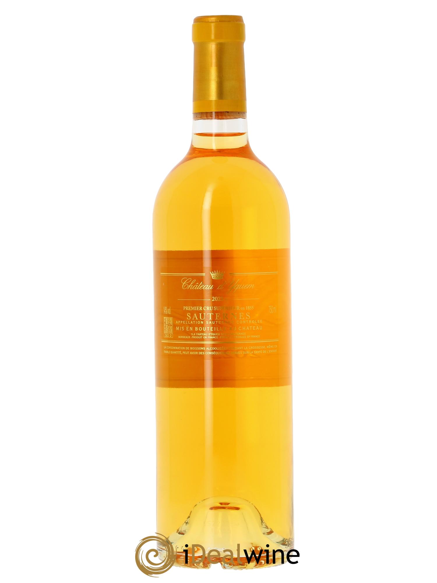 Château d' Yquem 1er Cru Classé Supérieur  2023 - Lot of 1 bottle - 2