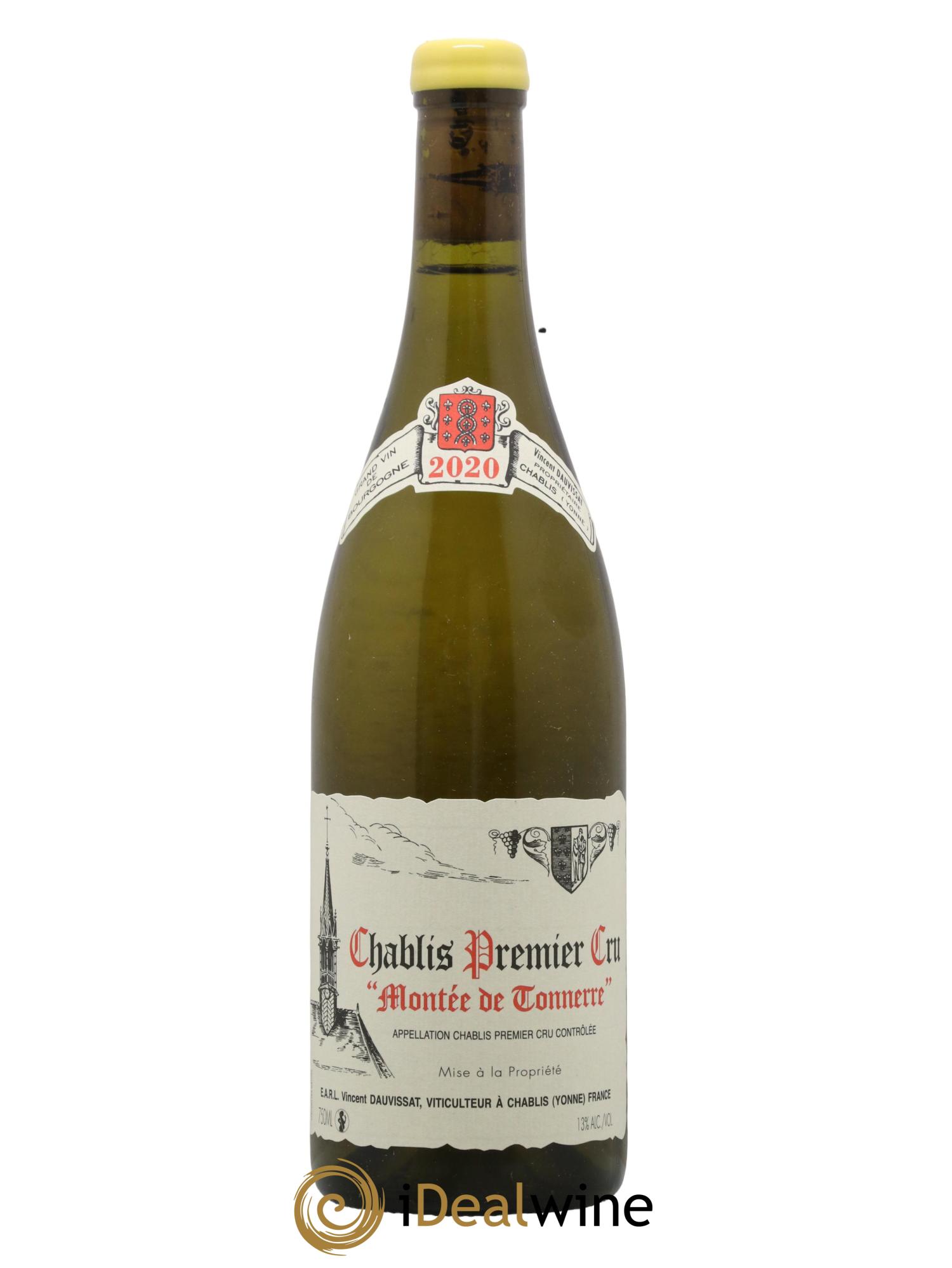 Chablis 1er Cru Montée de Tonnerre Vincent Dauvissat (Domaine) 2020 - Lot de 1 bouteille - 0
