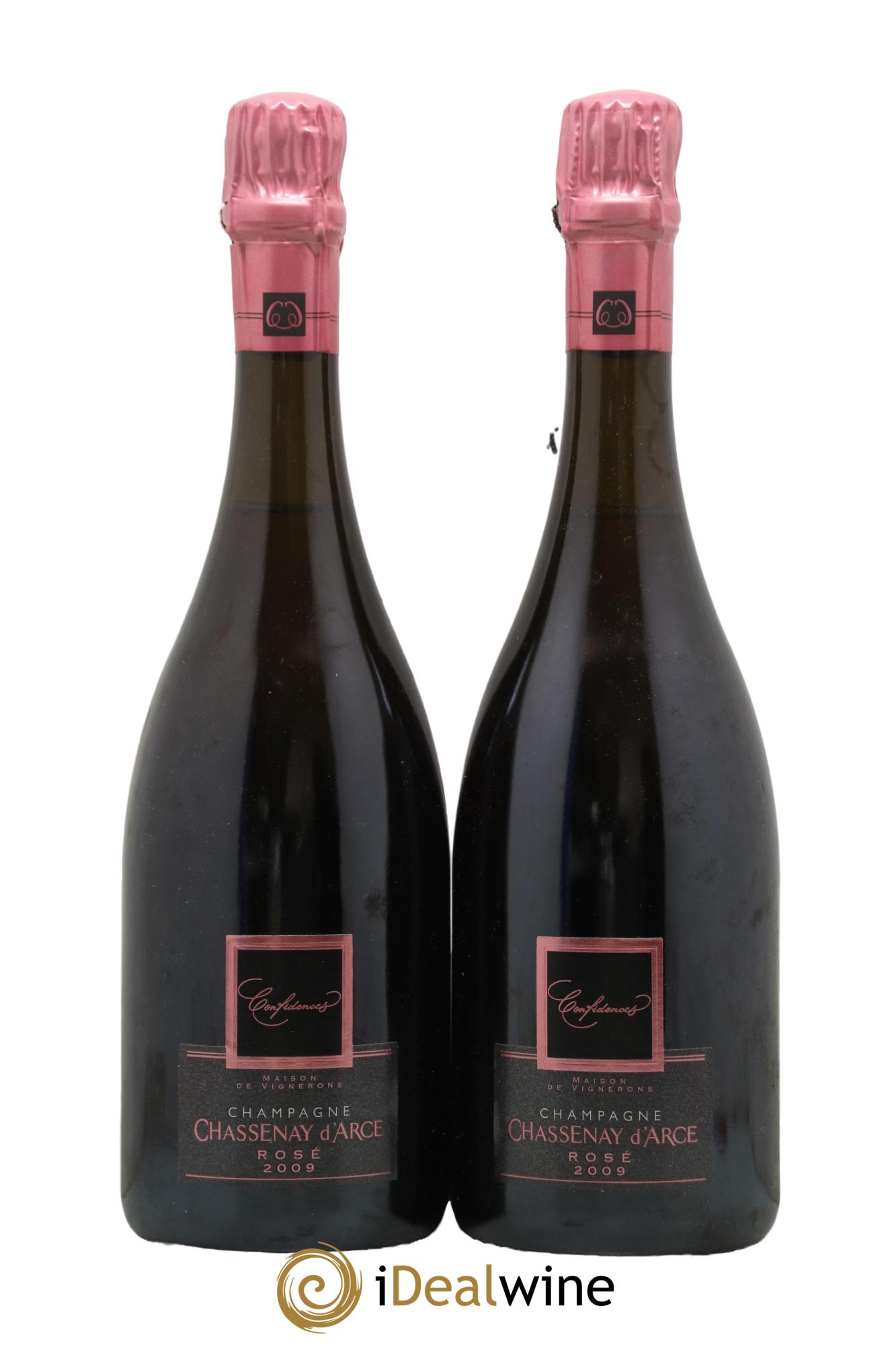 Champagne - Confidences Chassenay D'Arce 2009 - Lot de 2 bouteilles - 0