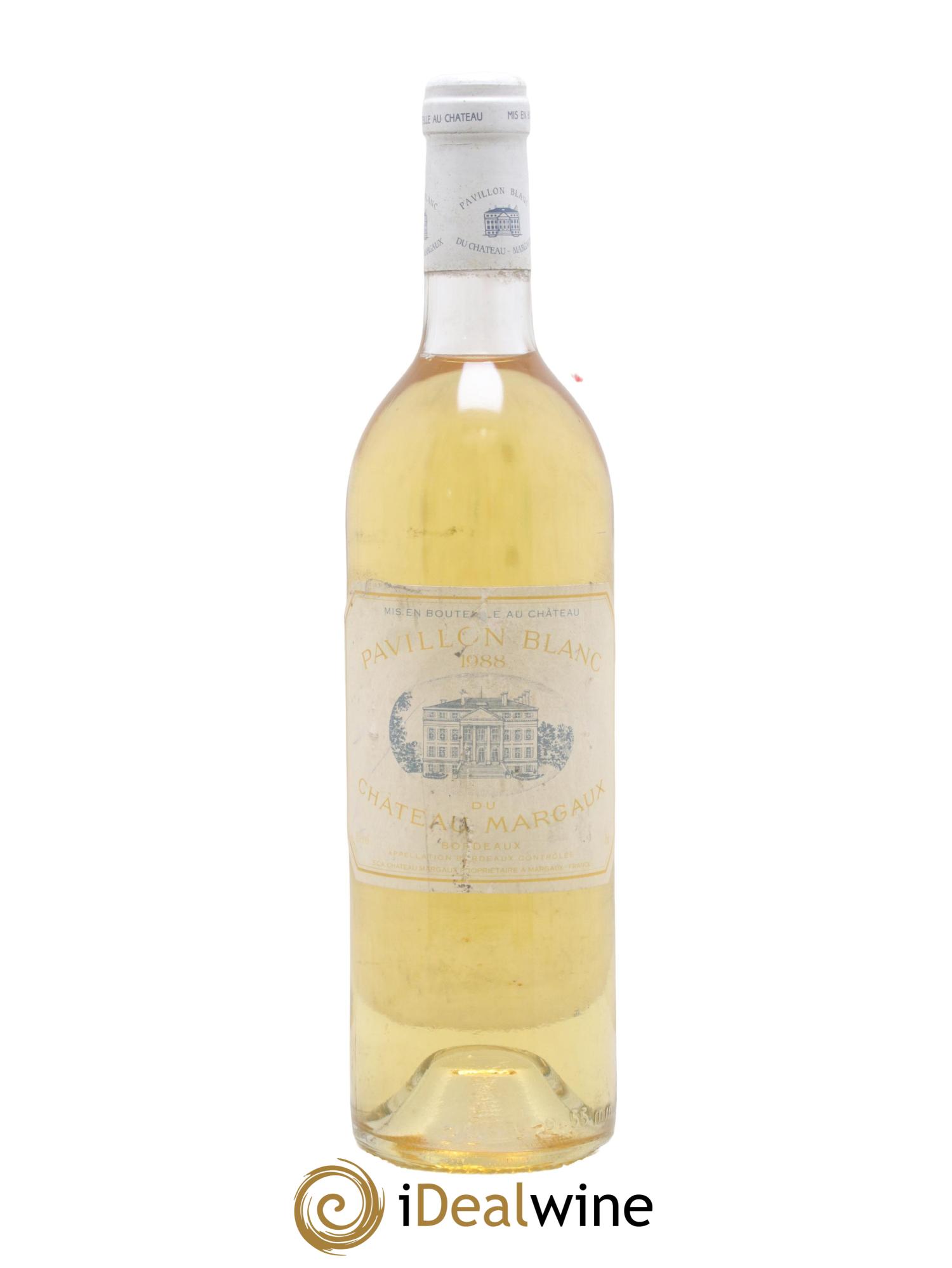 Pavillon Blanc du Château Margaux 1988 - Lot de 1 bouteille - 0