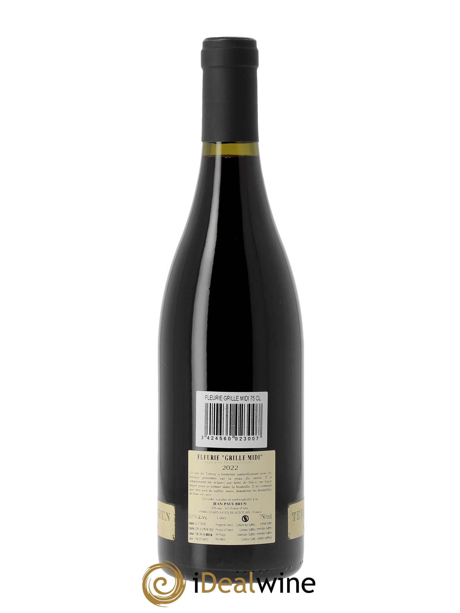 Fleurie Grille-Midi Terres dorées - J-P. Brun (Domaine des)  2022 - Lotto di 1 bottiglia - 1