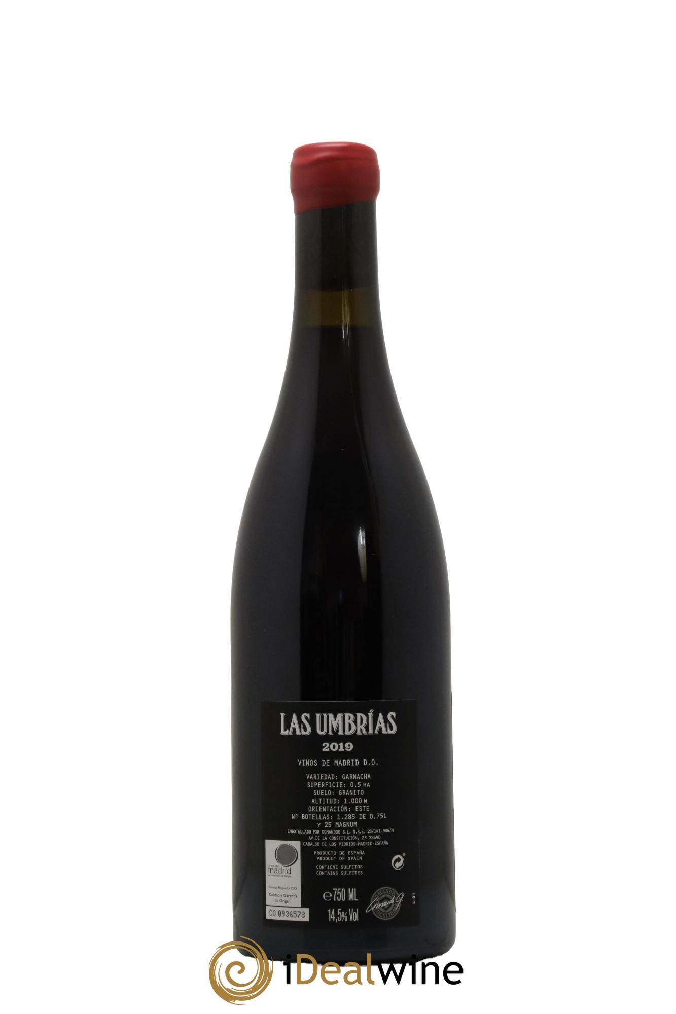 Vinos de Madrid DO Comando G Las Umbrias 2019 - Lot de 1 bouteille - 1