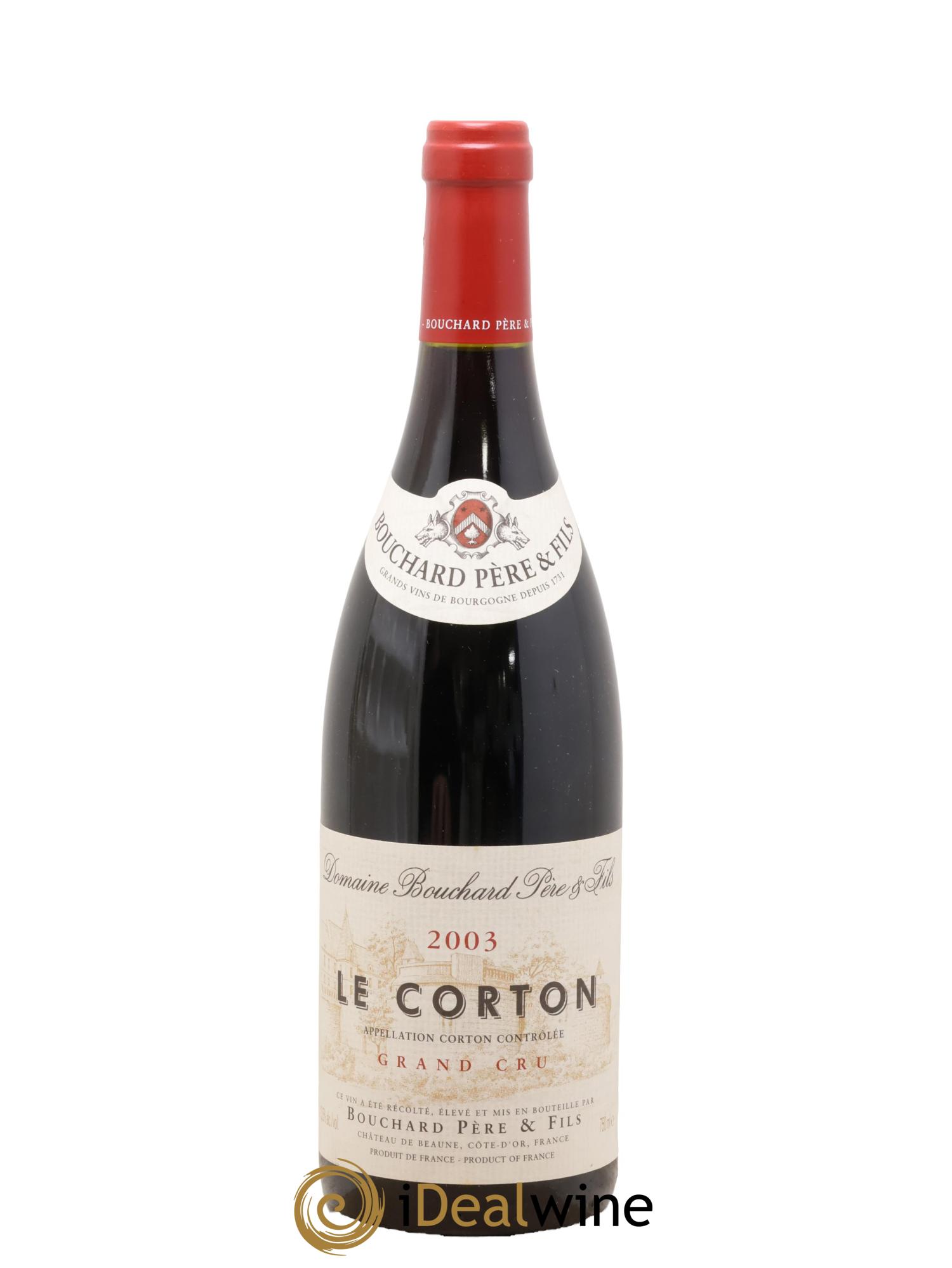 Corton Grand Cru Le Corton Bouchard Père & Fils 2003 - Lot de 1 bouteille - 0