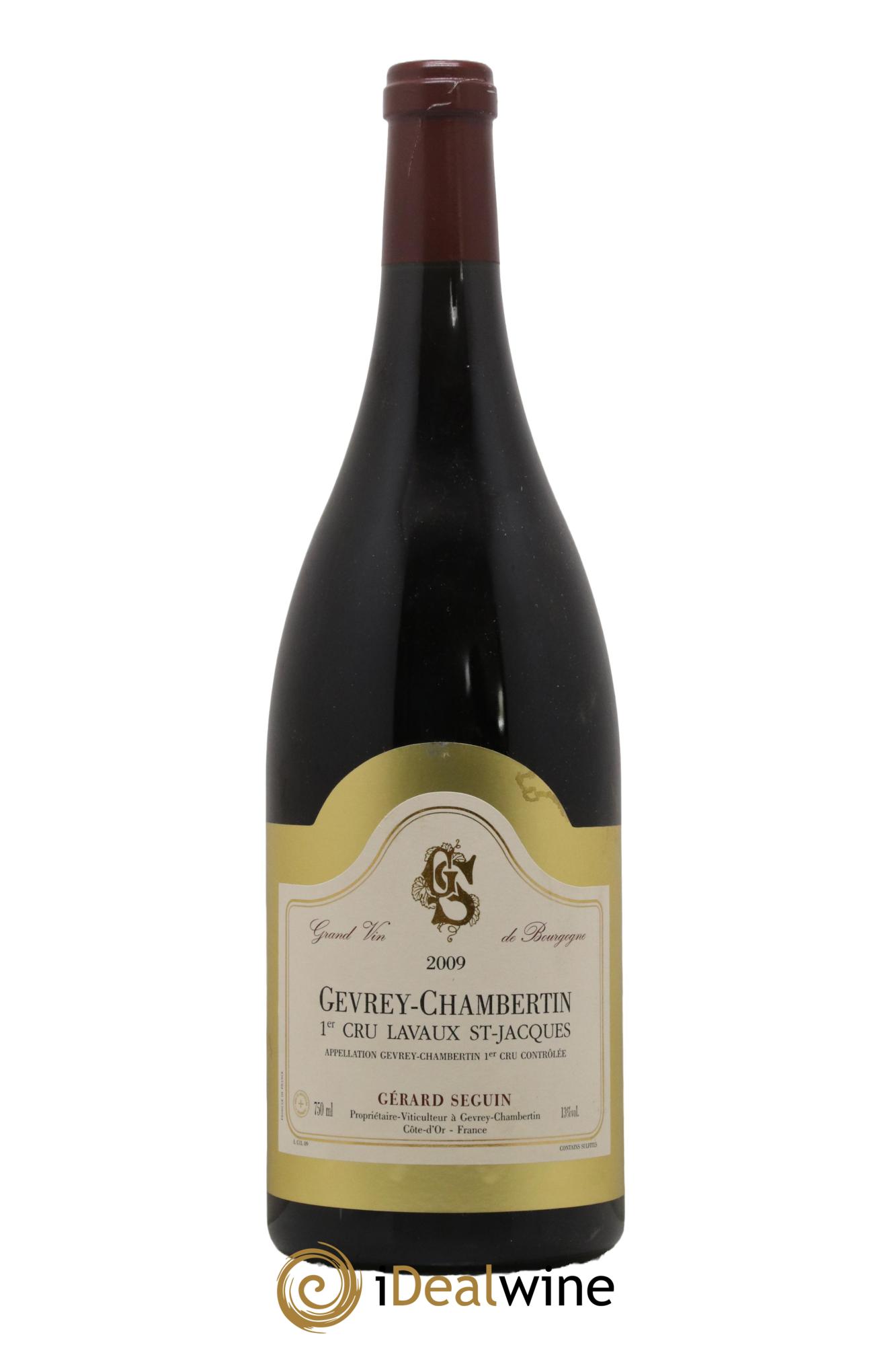 Gevrey-Chambertin 1er Cru Lavaux Saint-Jacques Gérard Seguin 2009 - Lot de 1 magnum - 0