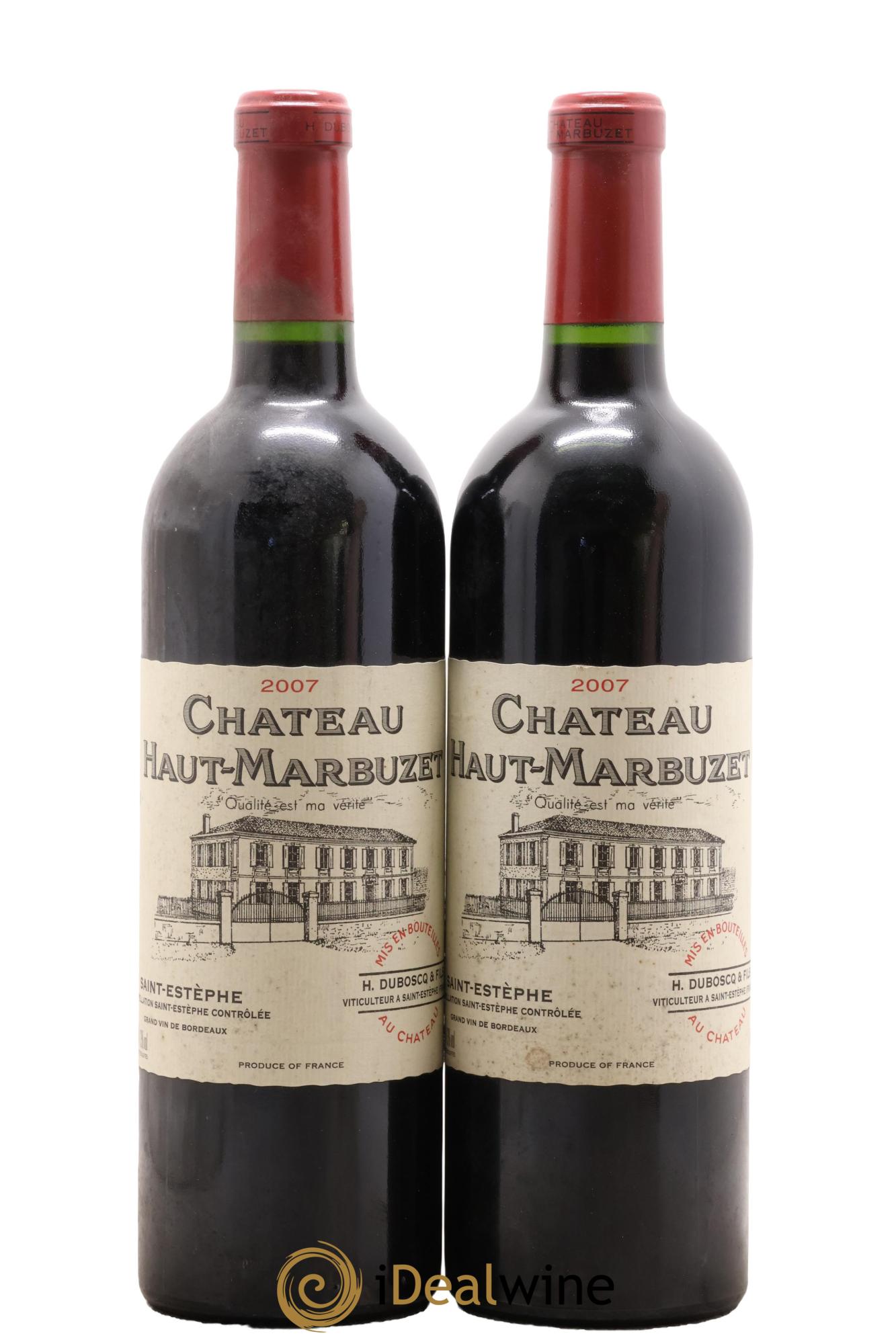 Château Haut Marbuzet 2007 - Posten von 2 Flaschen - 0