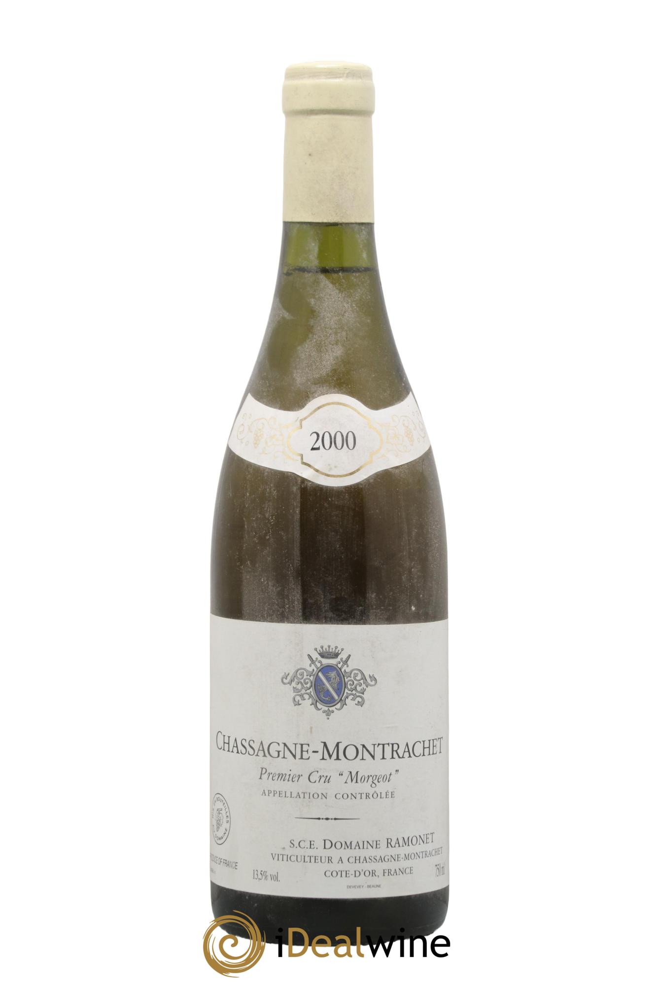 Chassagne-Montrachet 1er Cru Morgeot Ramonet (Domaine) 2000 - Lot de 1 bouteille - 0