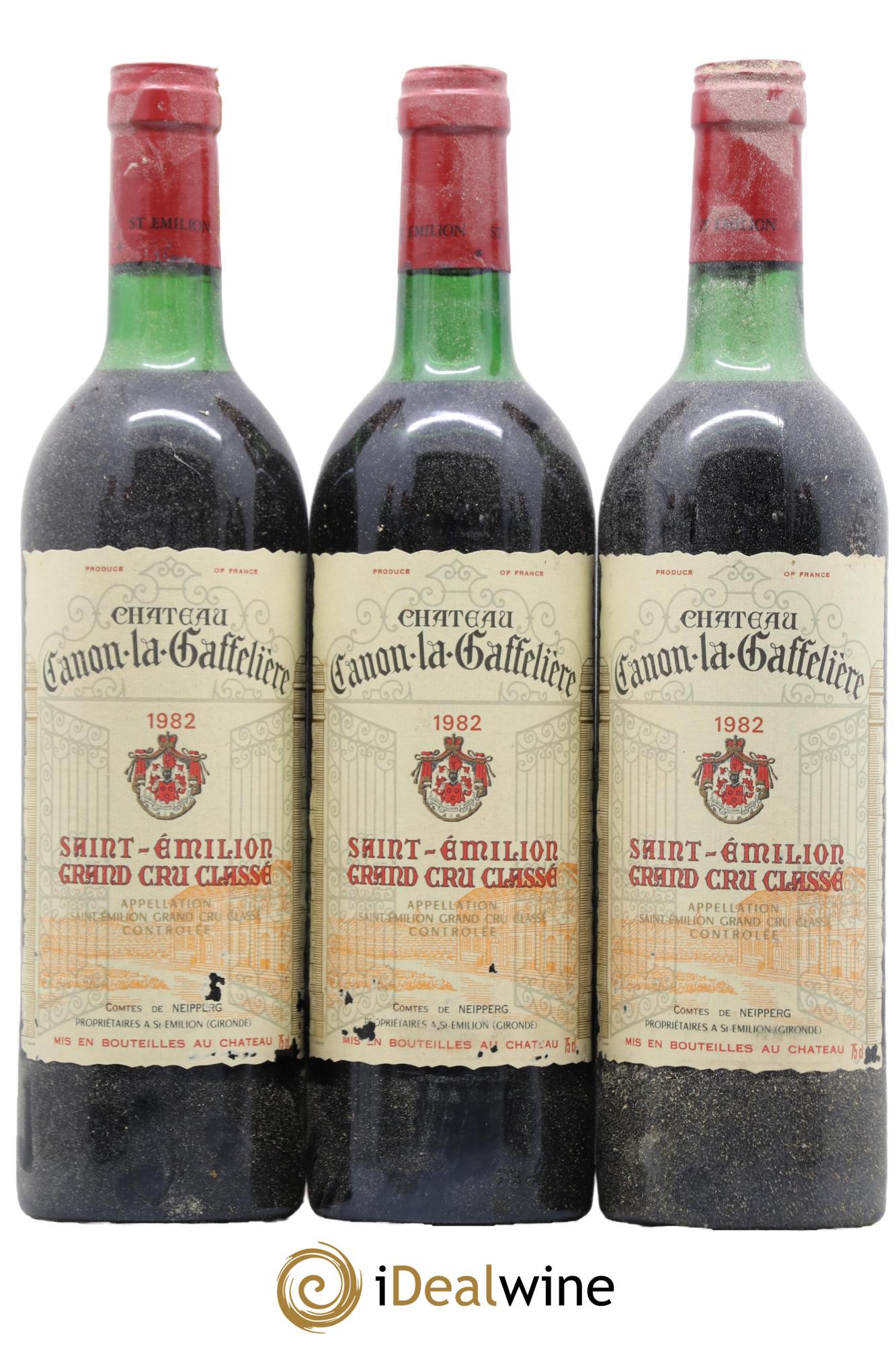 Château Canon la Gaffelière 1er Grand Cru Classé B 1982 - Lot de 12 bouteilles - 2
