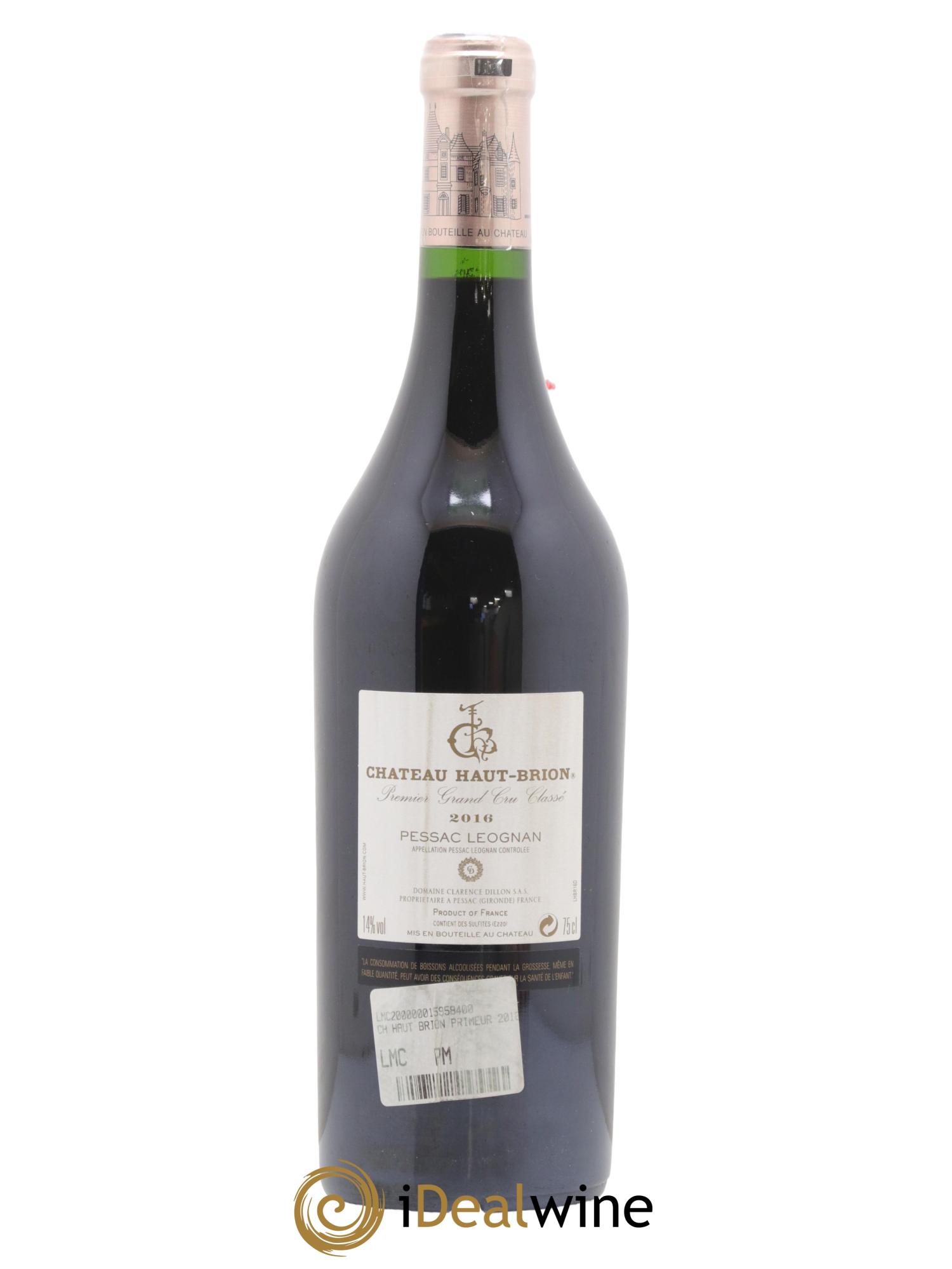 Château Haut Brion 1er Grand Cru Classé 2016 - Lotto di 1 bottiglia - 1