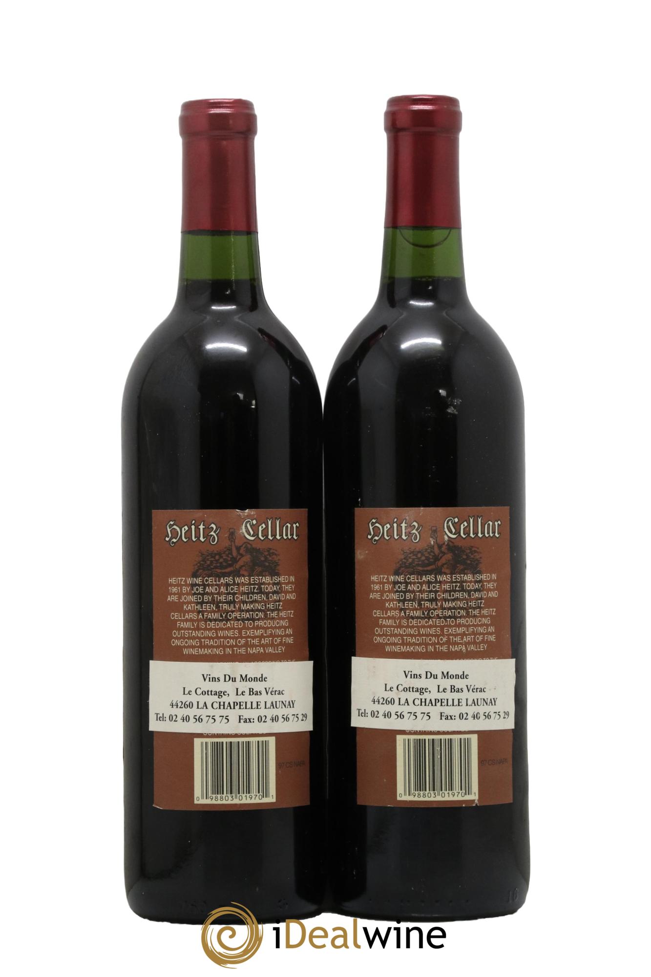 USA Napa Valley Heitz Cellar 1997 - Lot de 2 bouteilles - 1