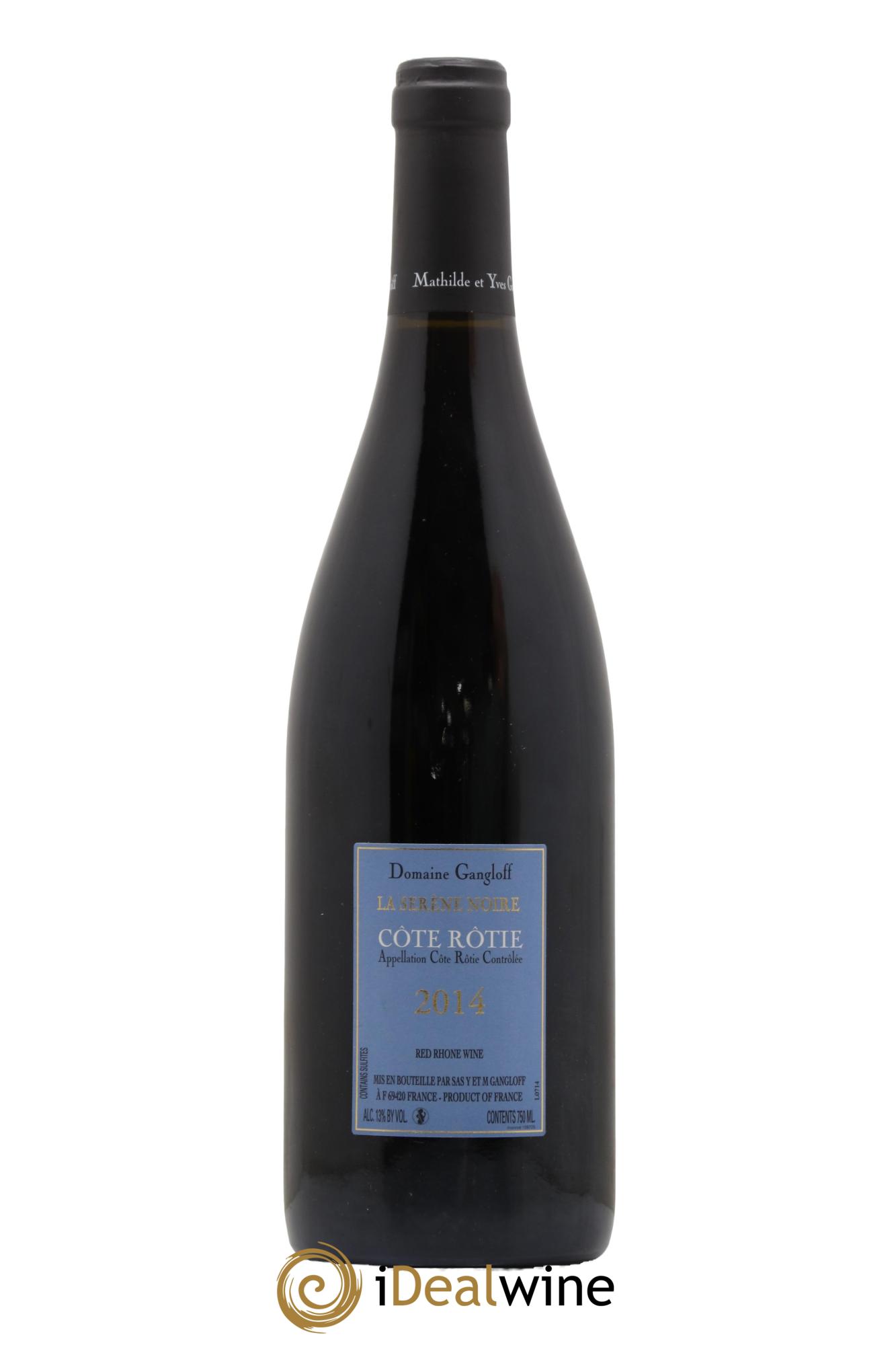 Côte-Rôtie La Sereine Noire Gangloff (Domaine) 2014 - Lot de 1 bouteille - 1