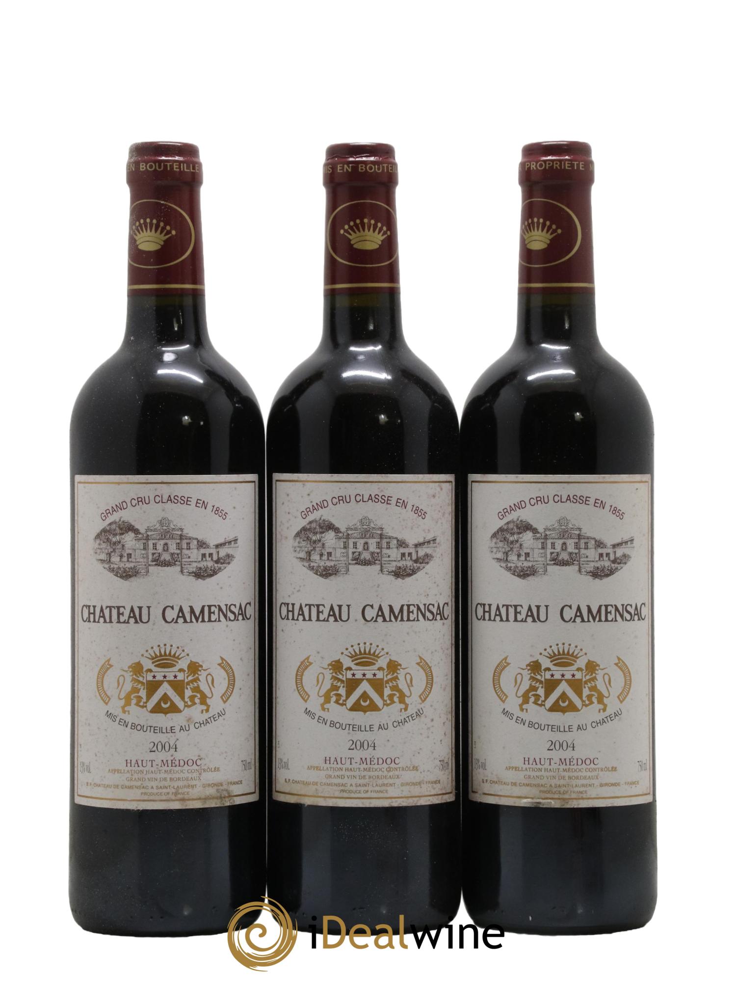 Château Camensac 5ème Grand Cru Classé 2004 - Lot de 12 bouteilles - 2