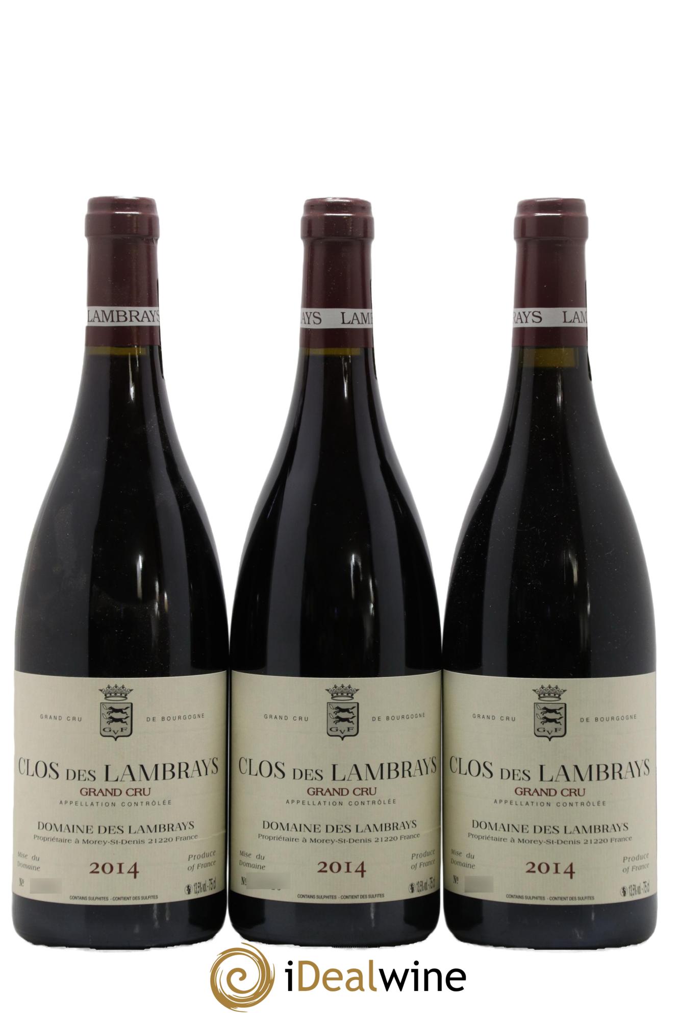 Clos des Lambrays Grand Cru Domaine des Lambrays  2014 - Posten von 3 Flaschen - 0