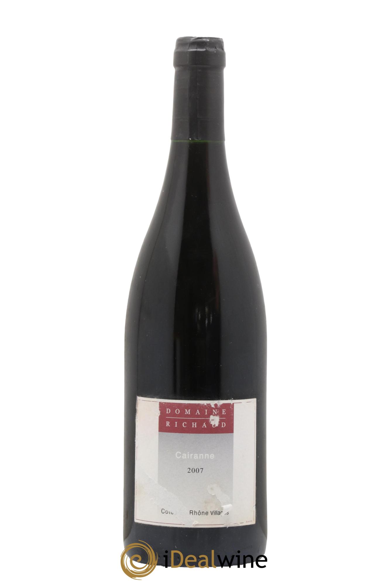 Cairanne Marcel Richaud 2007 - Lot de 1 bouteille - 0