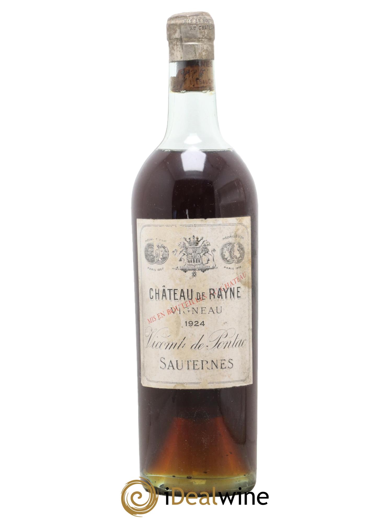 Château de Rayne Vigneau 1er Grand Cru Classé 1924 - Lotto di 1 bottiglia - 0