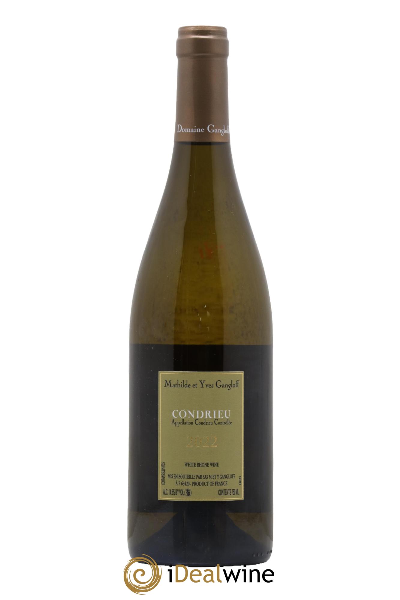 Condrieu Domaine Gangloff (Domaine) 2022 - Lot de 1 bouteille - 1